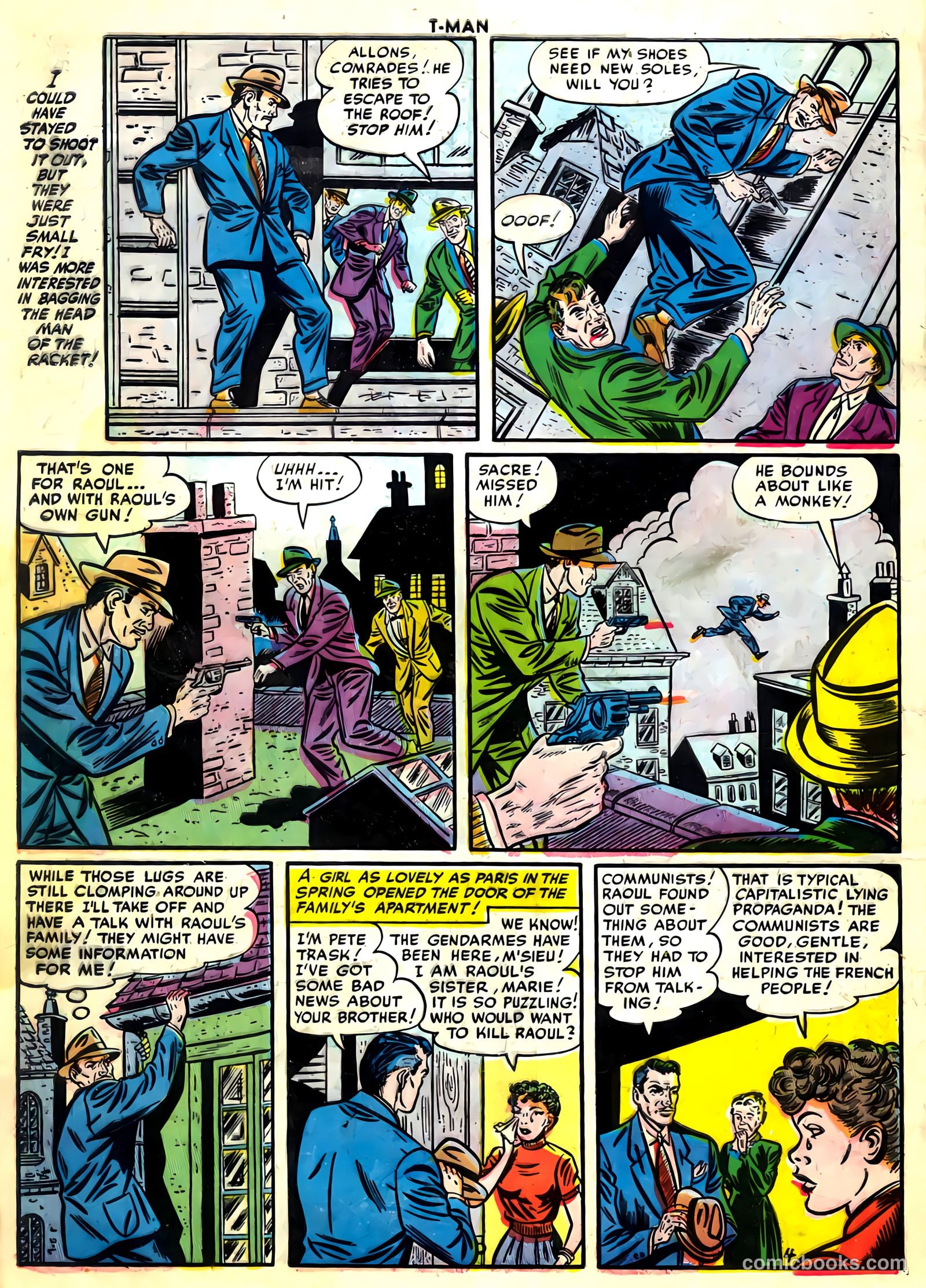 T-Man #28 (1955) — page 28 of 36