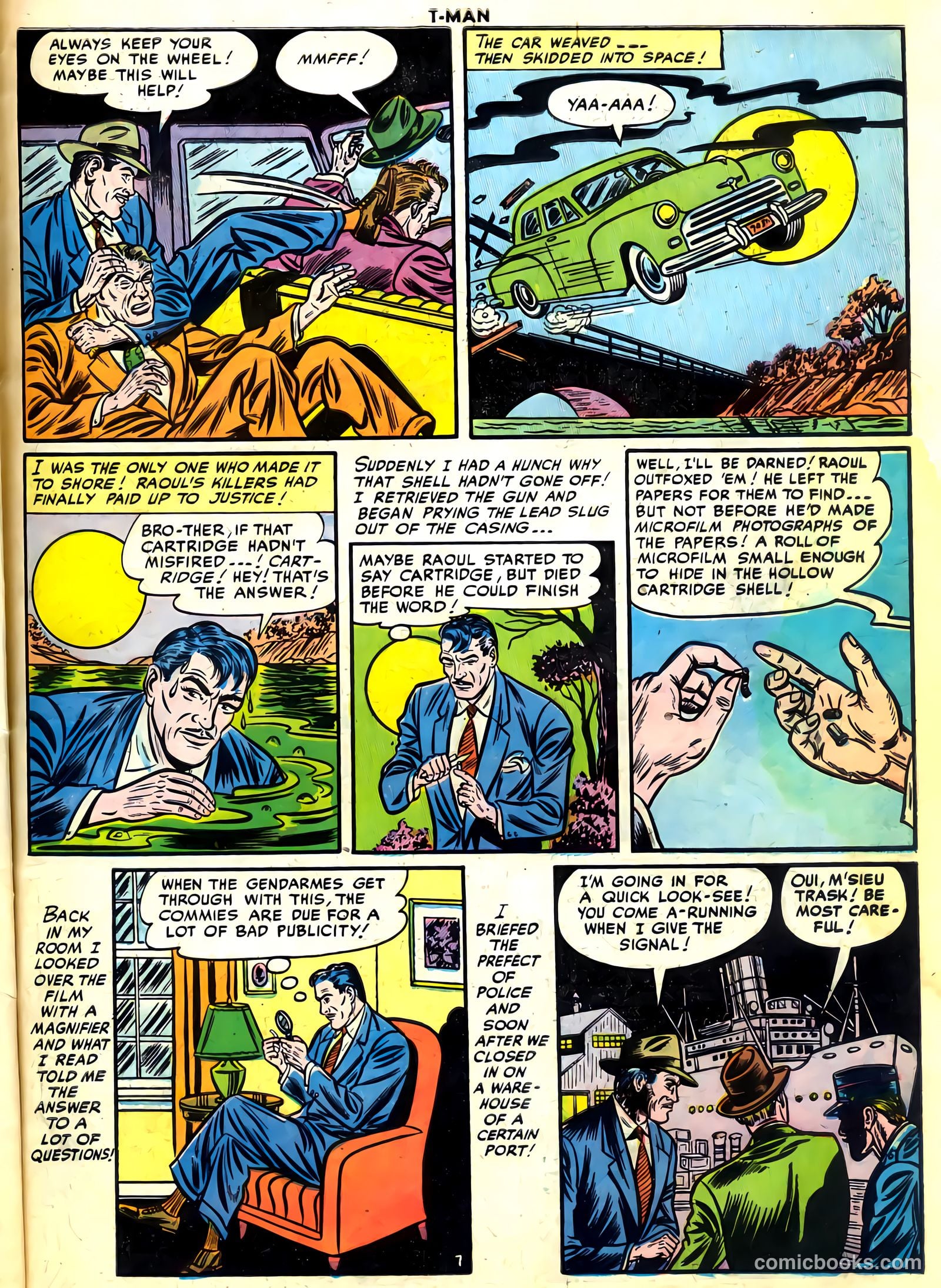 T-Man #28 (1955) — page 31 of 36