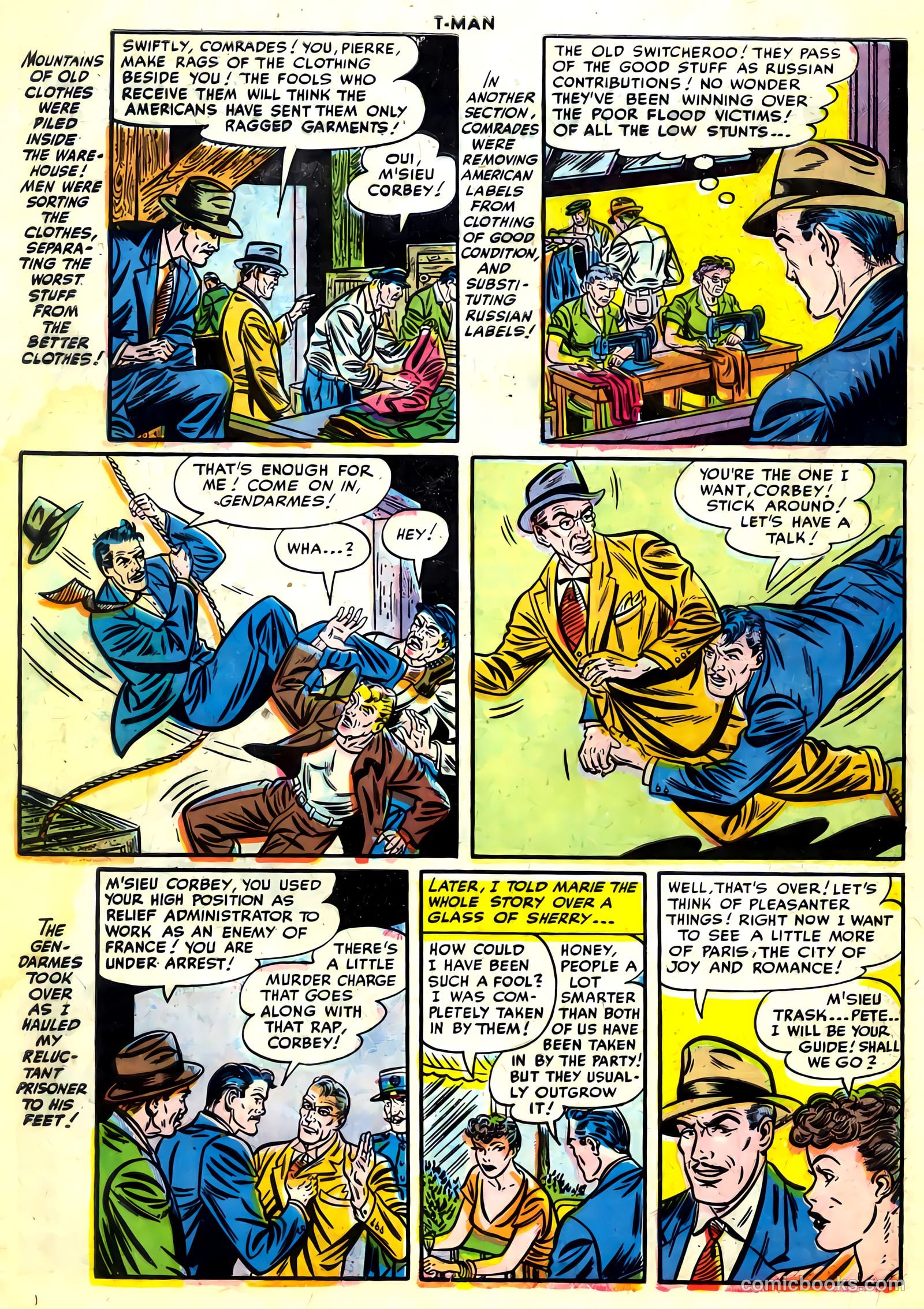 T-Man #28 (1955) — page 32 of 36