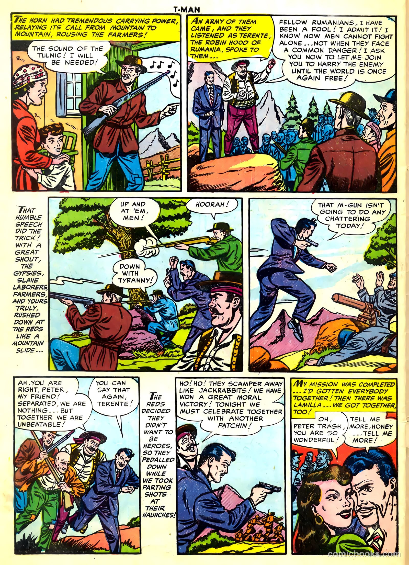 T-Man #29 (1955) — page 32 of 36