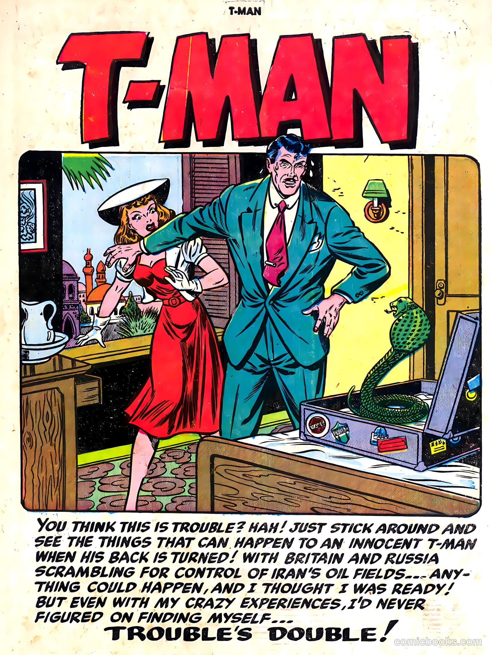 T-Man #3 (1952) — page 3 of 36