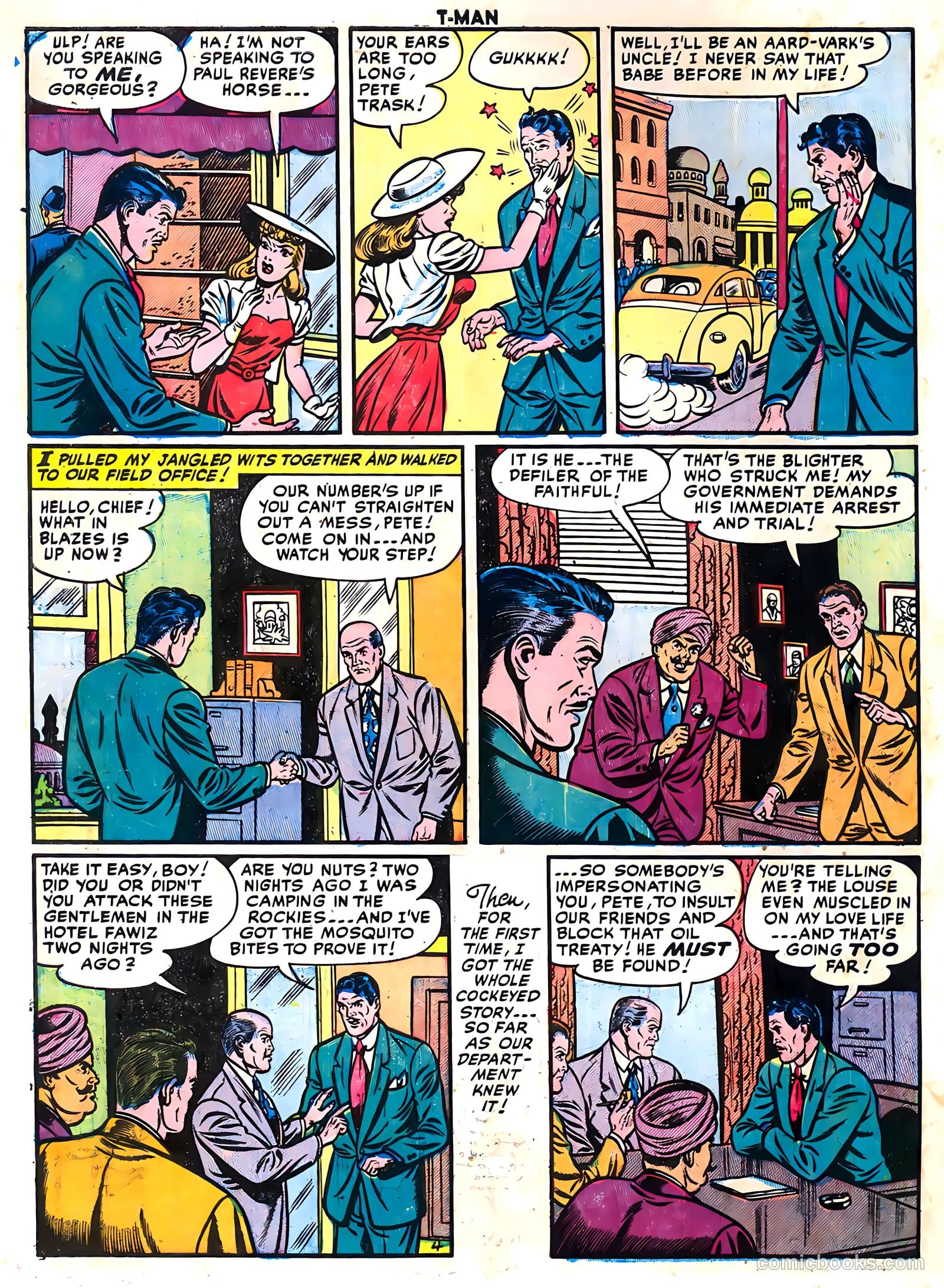 T-Man #3 (1952) — page 6 of 36