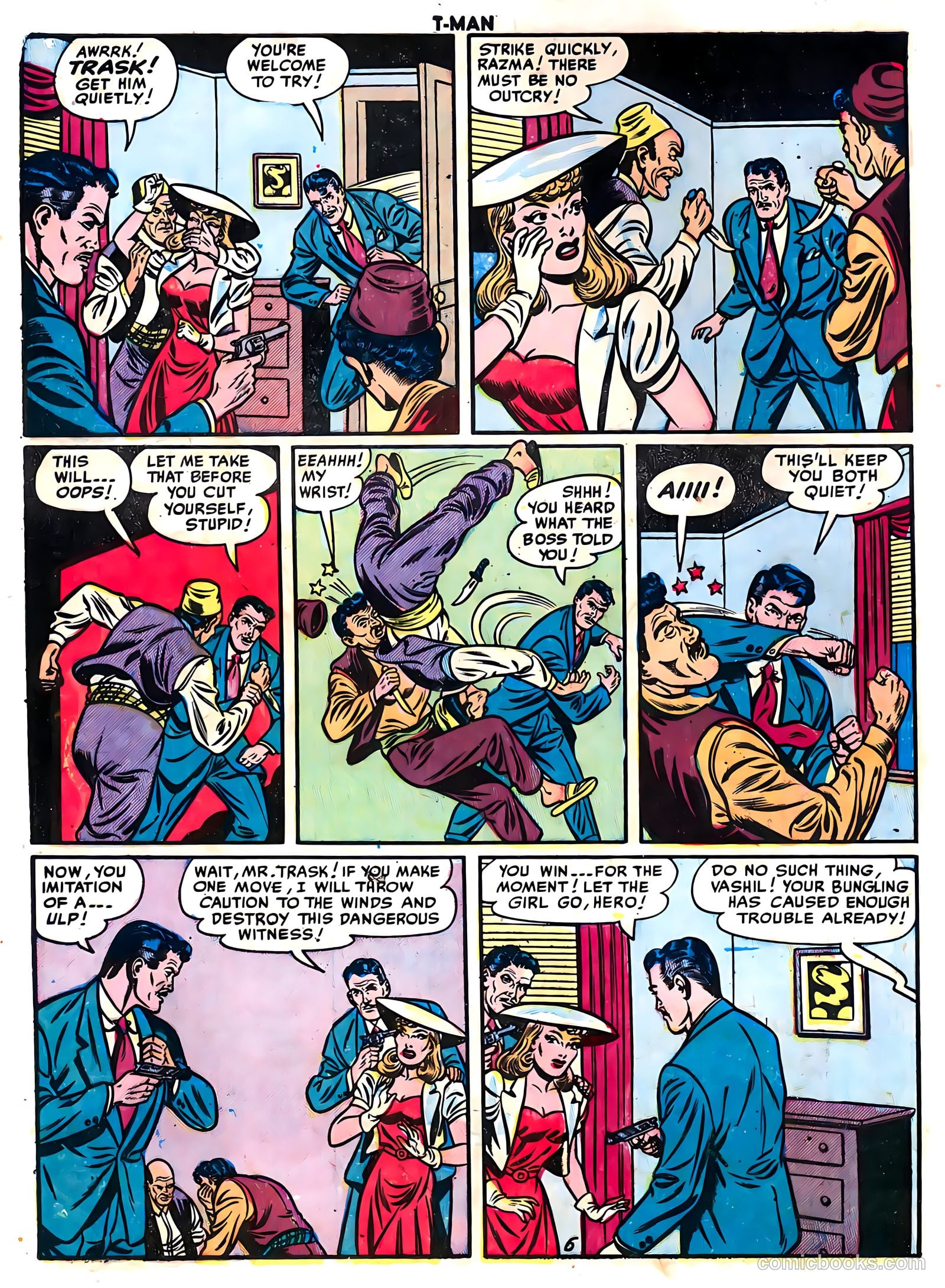 T-Man #3 (1952) — page 8 of 36