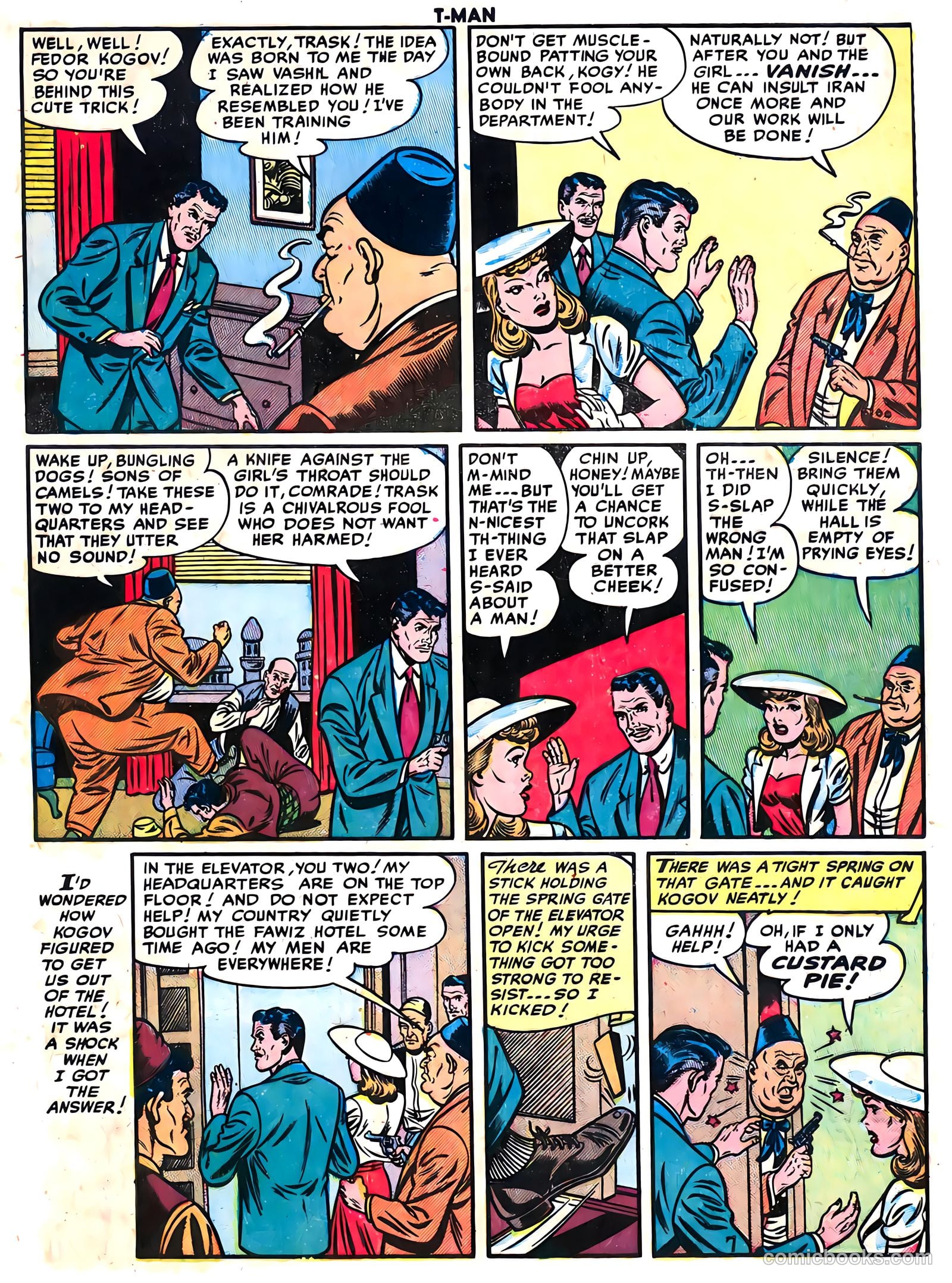 T-Man #3 (1952) — page 9 of 36