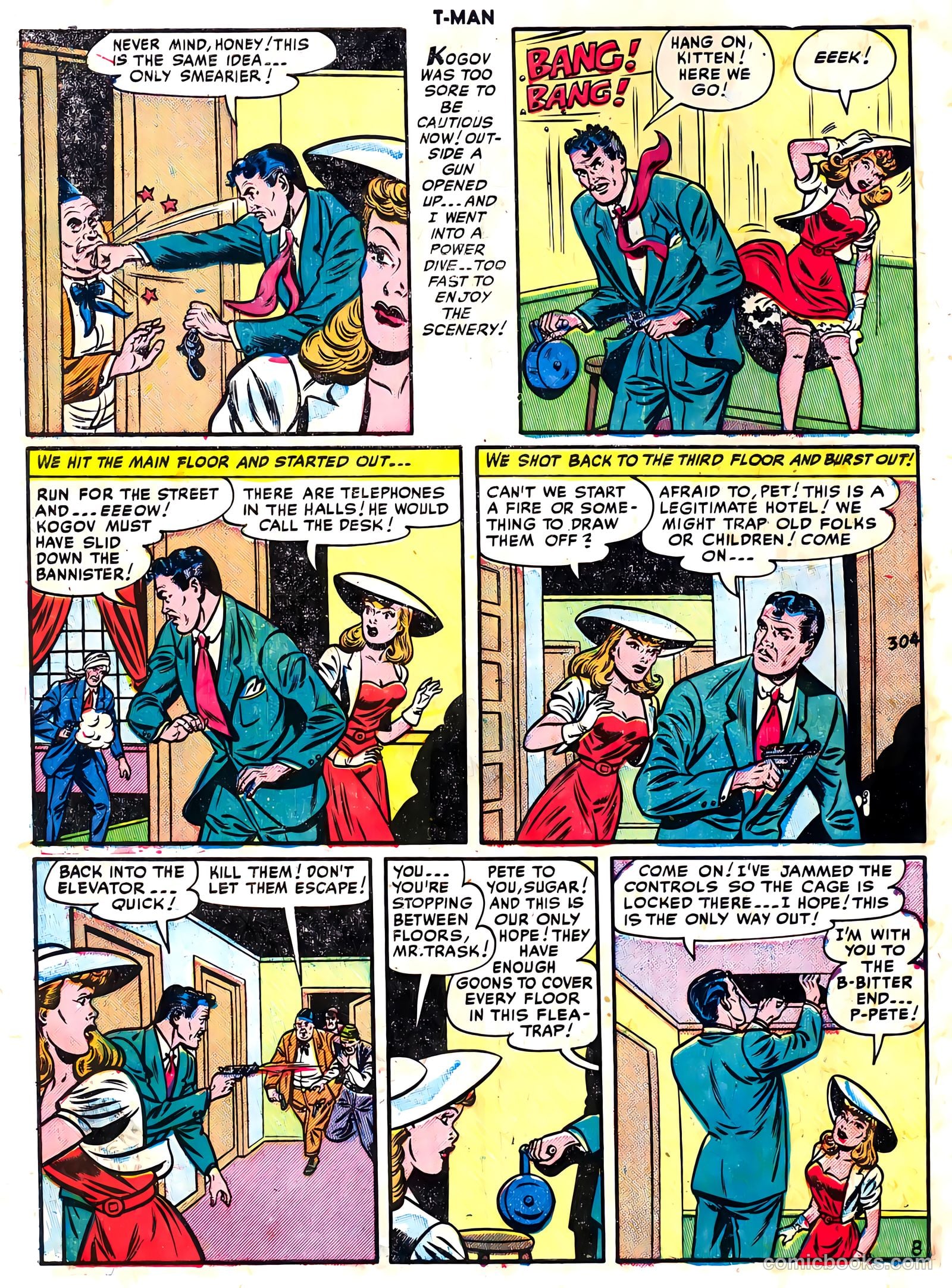 T-Man #3 (1952) — page 10 of 36