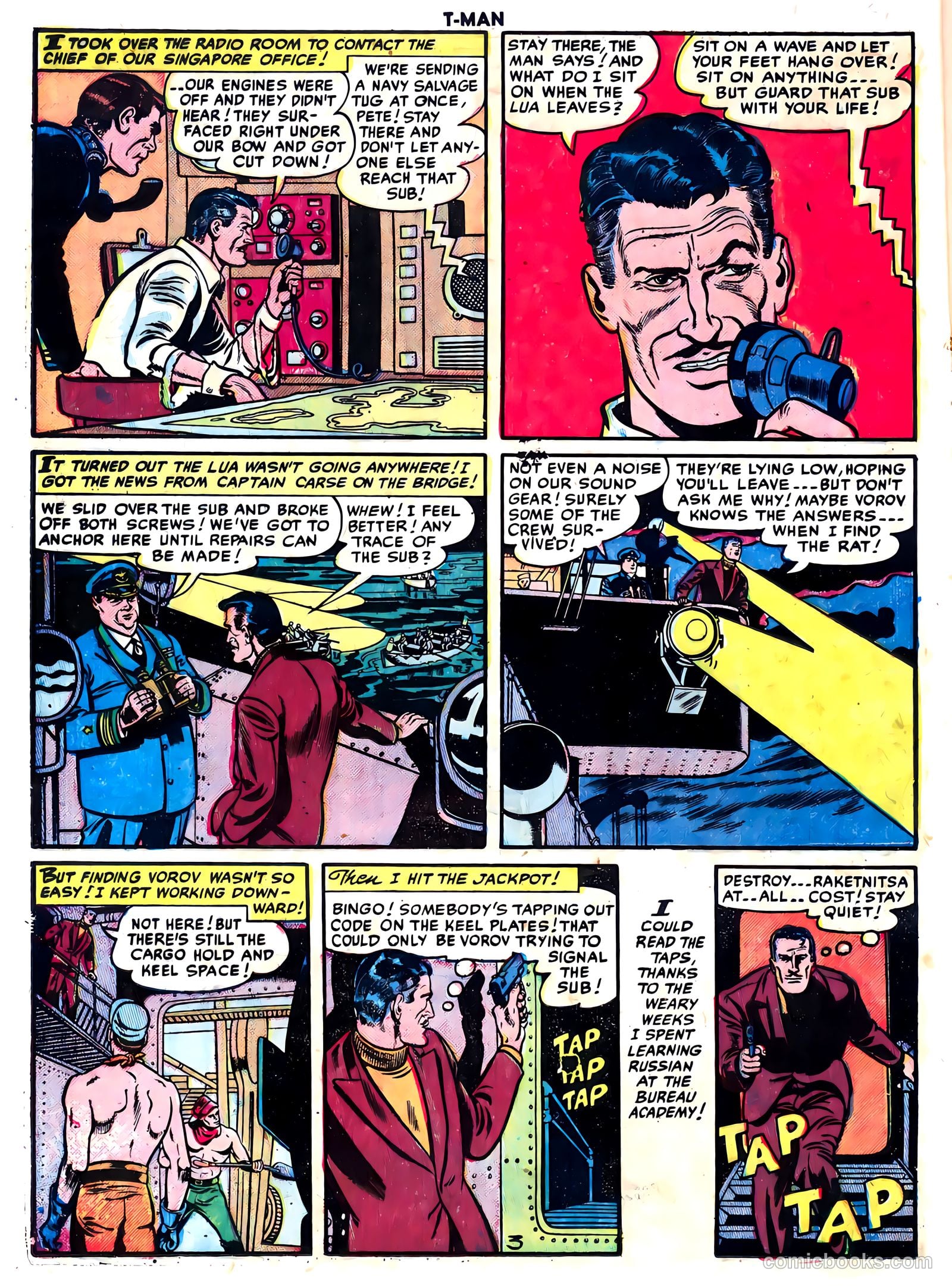 T-Man #3 (1952) — page 20 of 36