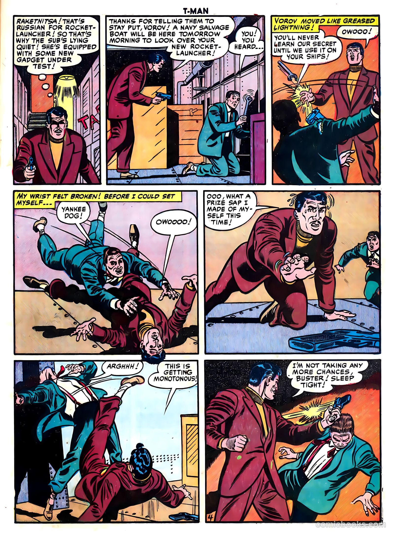 T-Man #3 (1952) — page 21 of 36