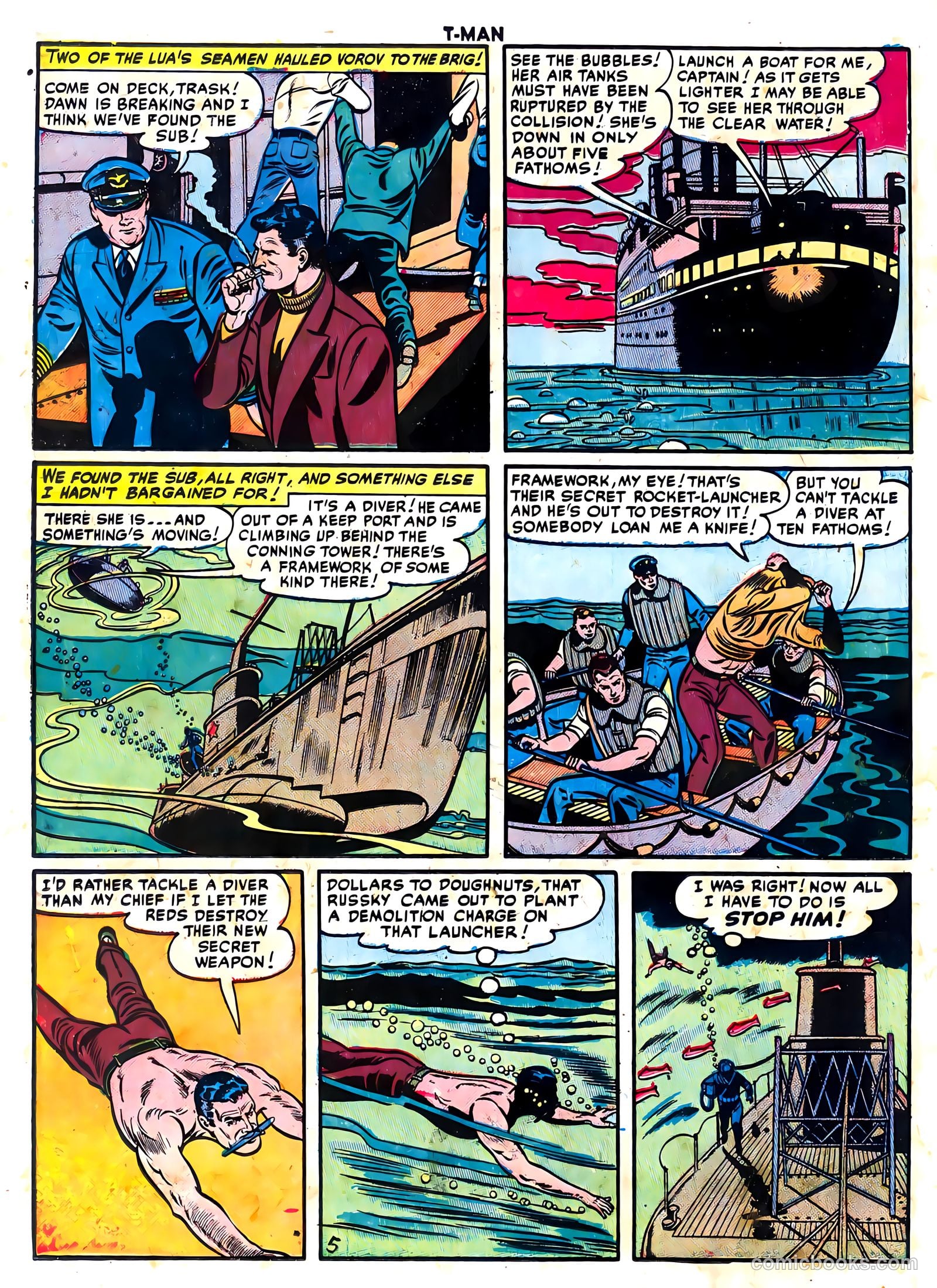 T-Man #3 (1952) — page 22 of 36
