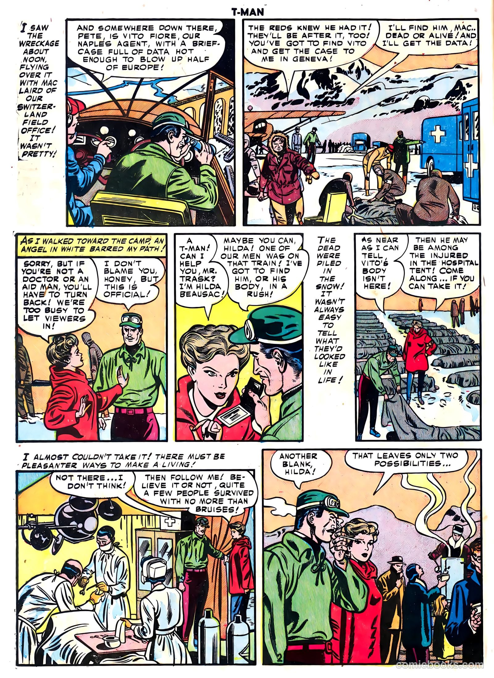 T-Man #3 (1952) — page 28 of 36