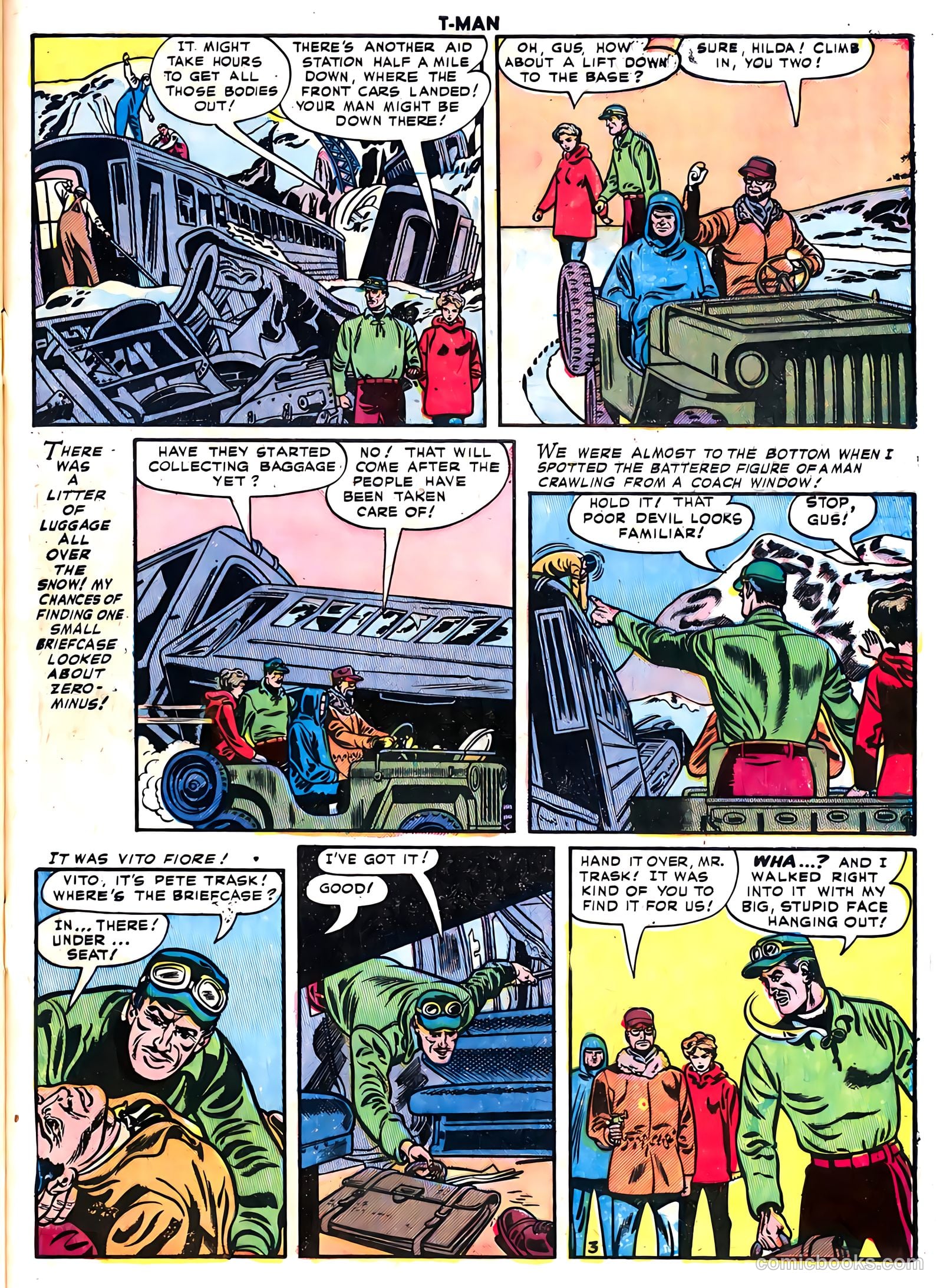T-Man #3 (1952) — page 29 of 36