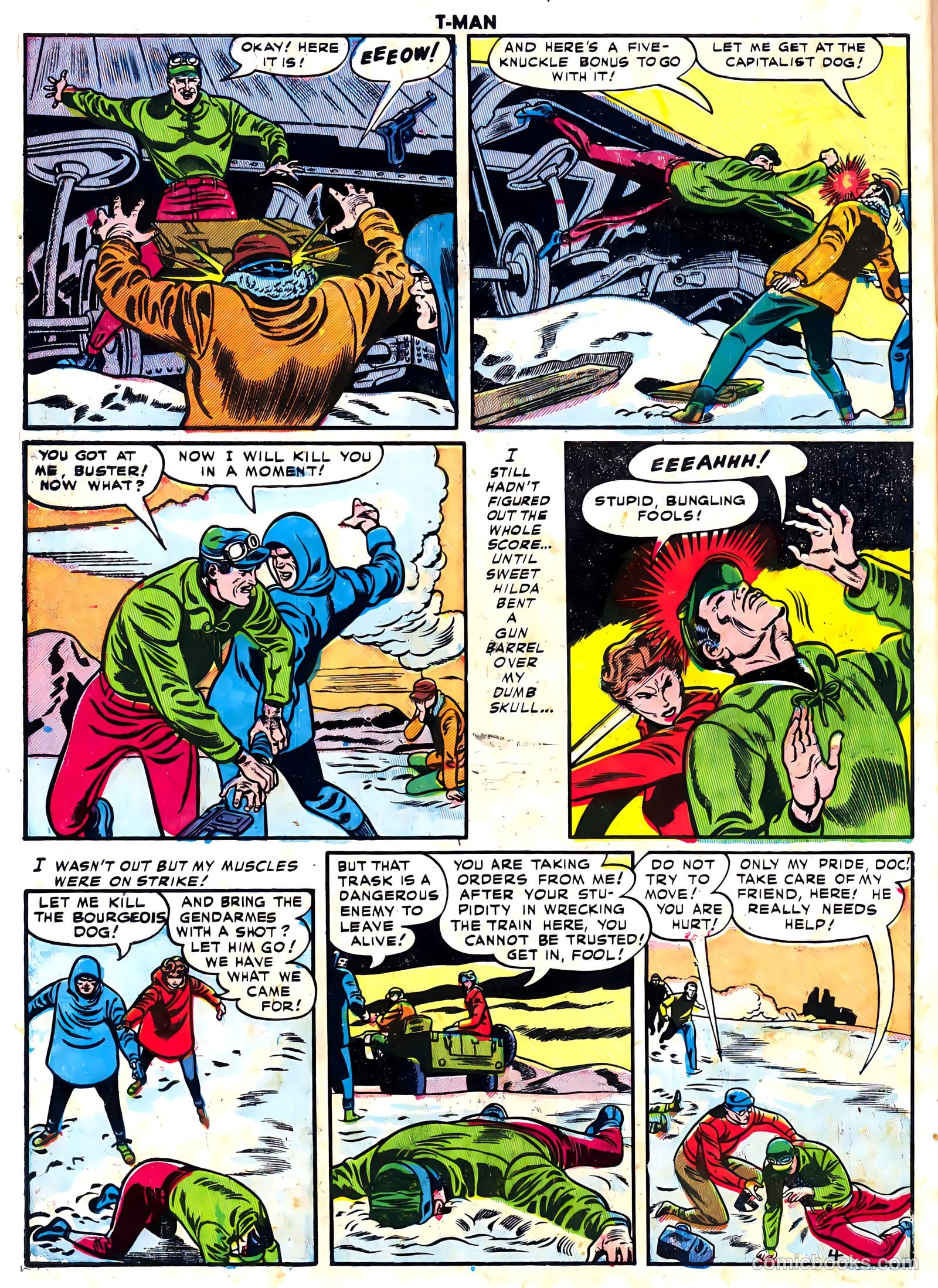 T-Man #3 (1952) — page 30 of 36