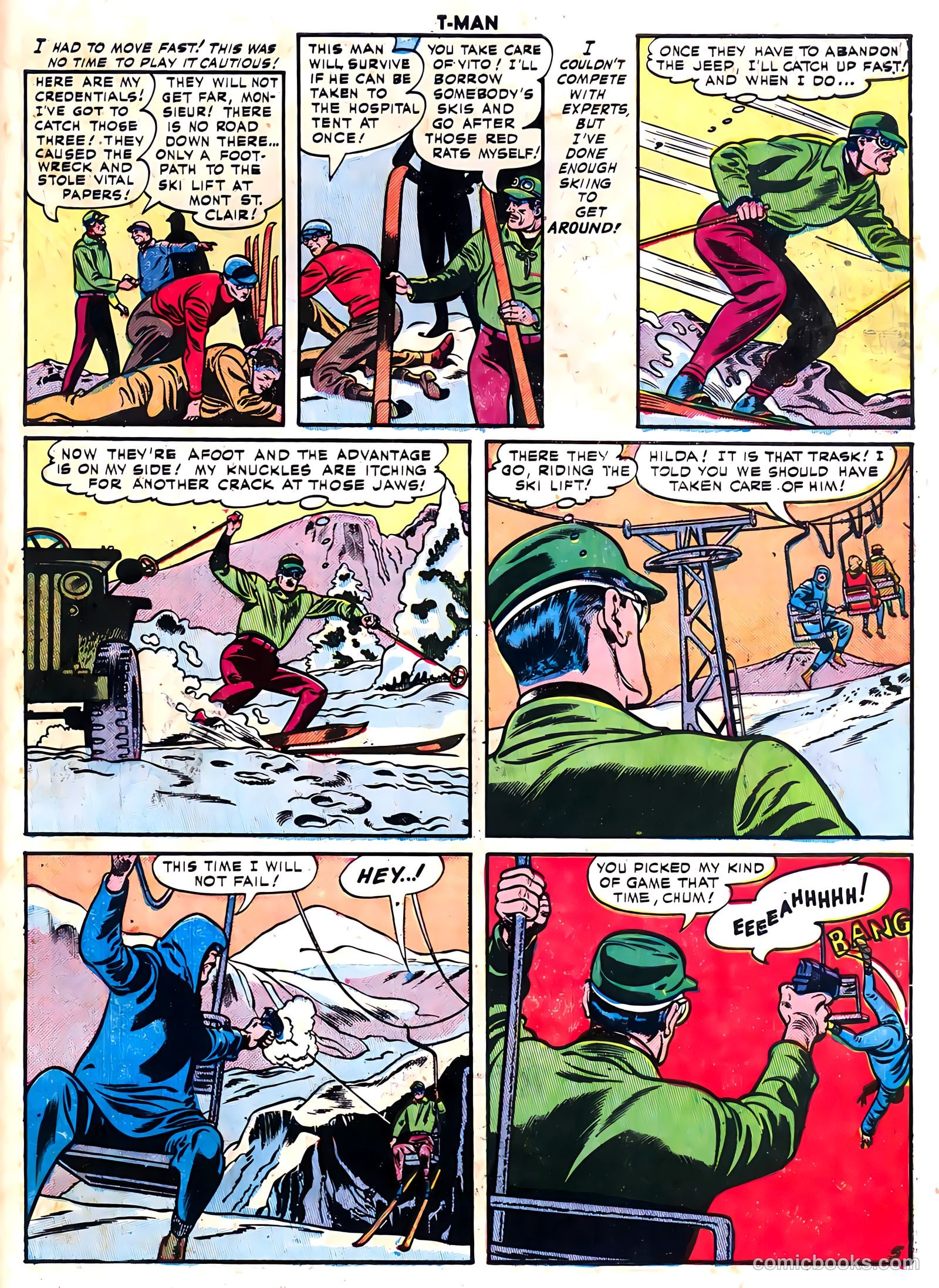 T-Man #3 (1952) — page 31 of 36
