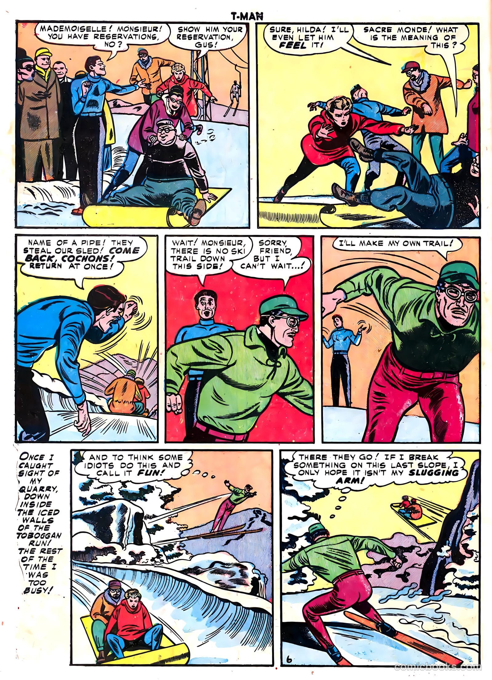 T-Man #3 (1952) — page 32 of 36