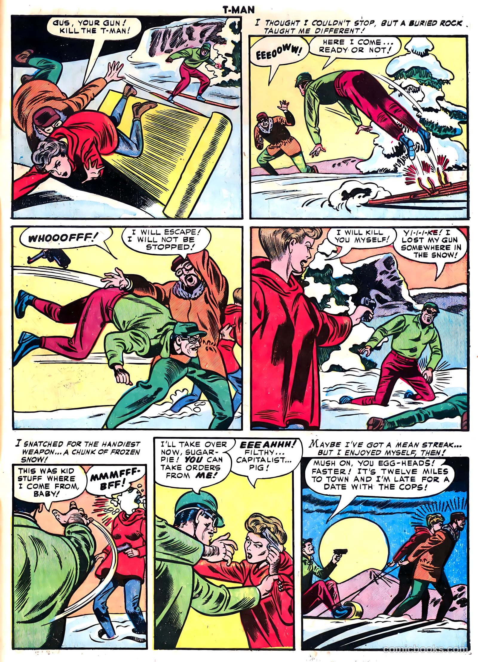 T-Man #3 (1952) — page 33 of 36