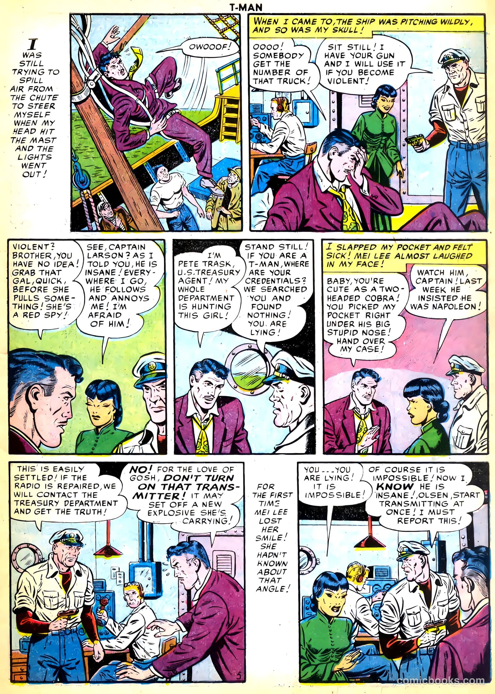 T-Man #30 (1955) — page 7 of 36
