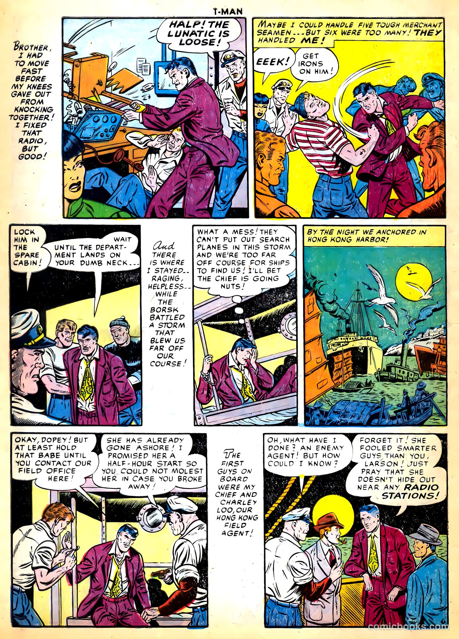 T-Man #30 (1955) — page 8 of 36