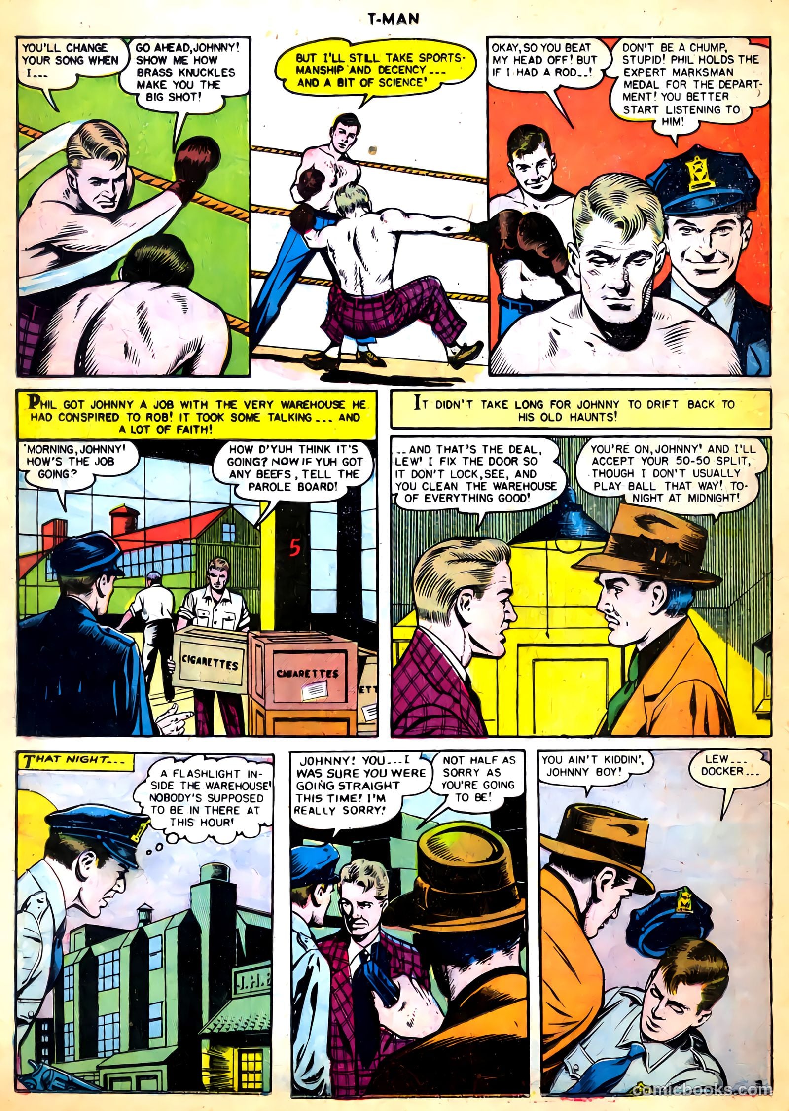 T-Man #30 (1955) — page 16 of 36