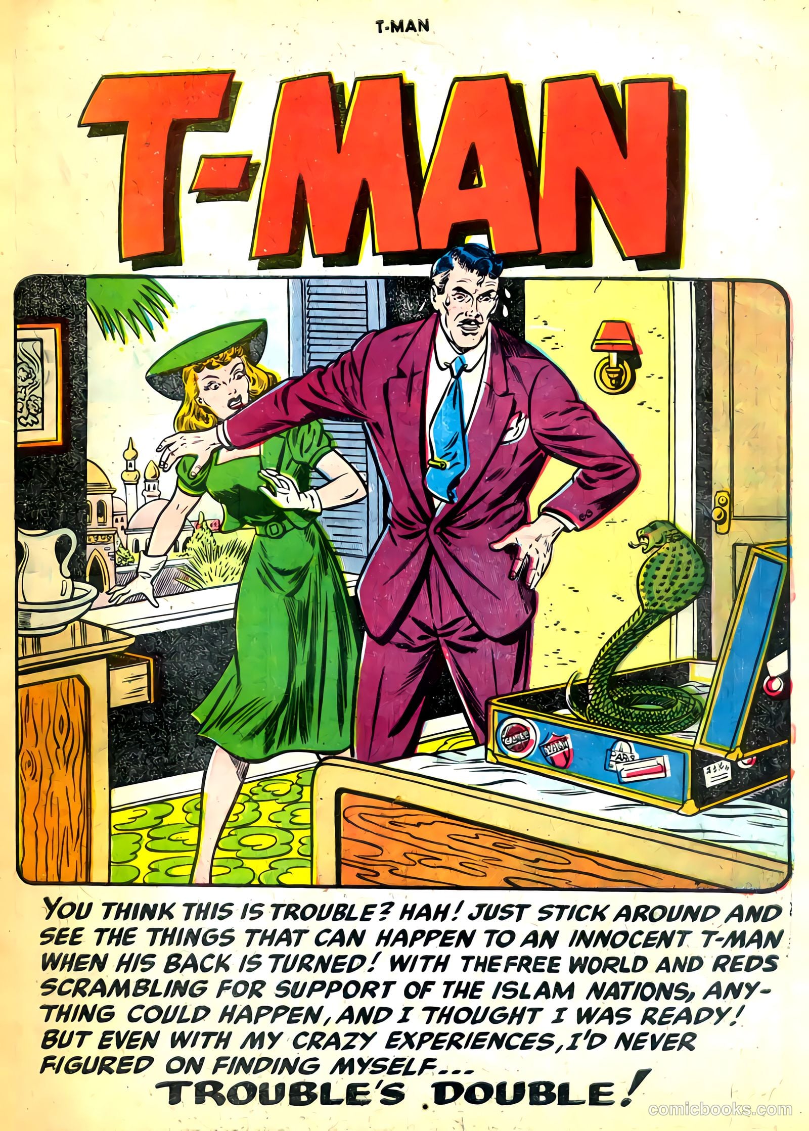 T-Man #31 (1956) — page 3 of 36