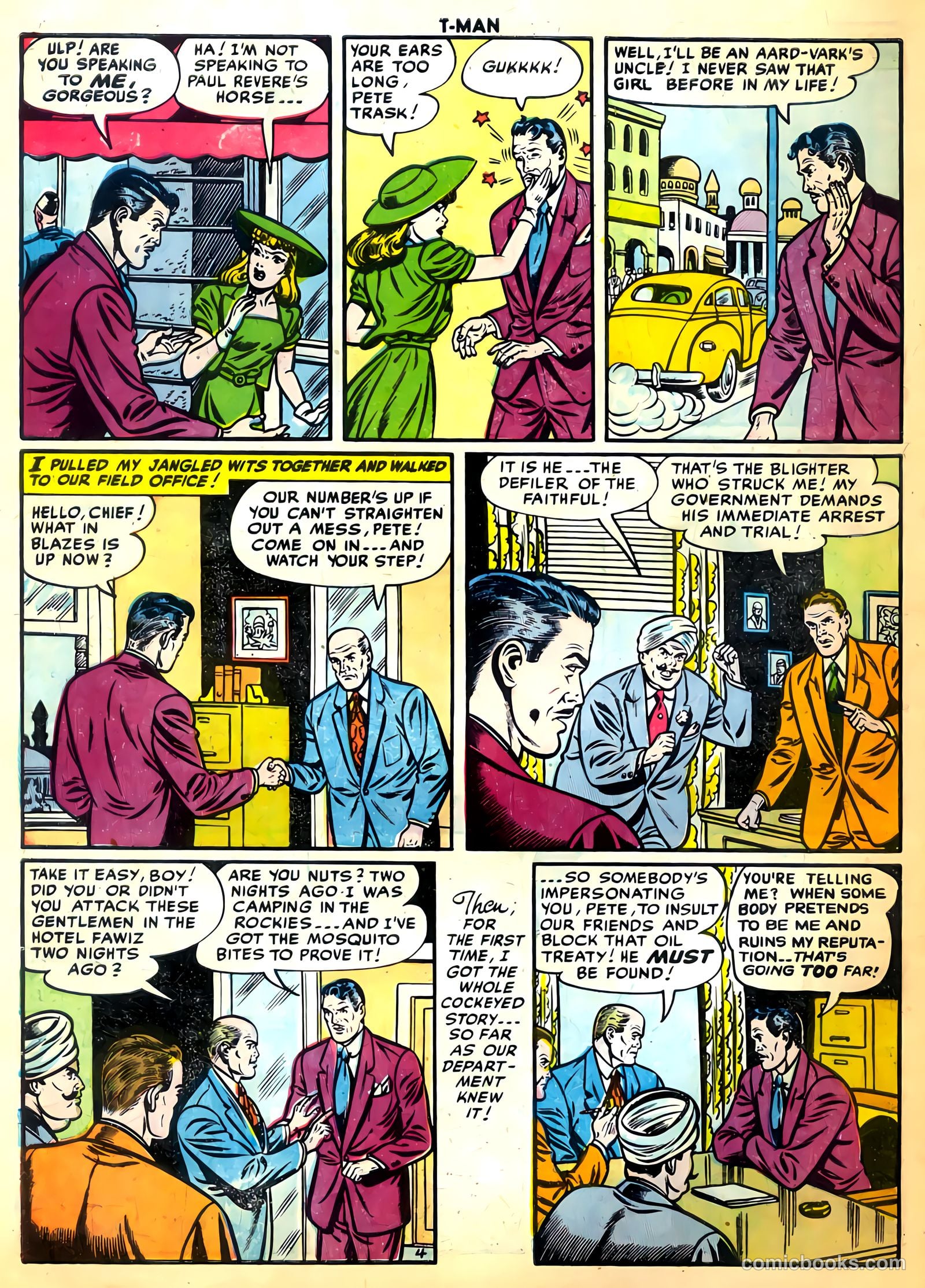 T-Man #31 (1956) — page 6 of 36