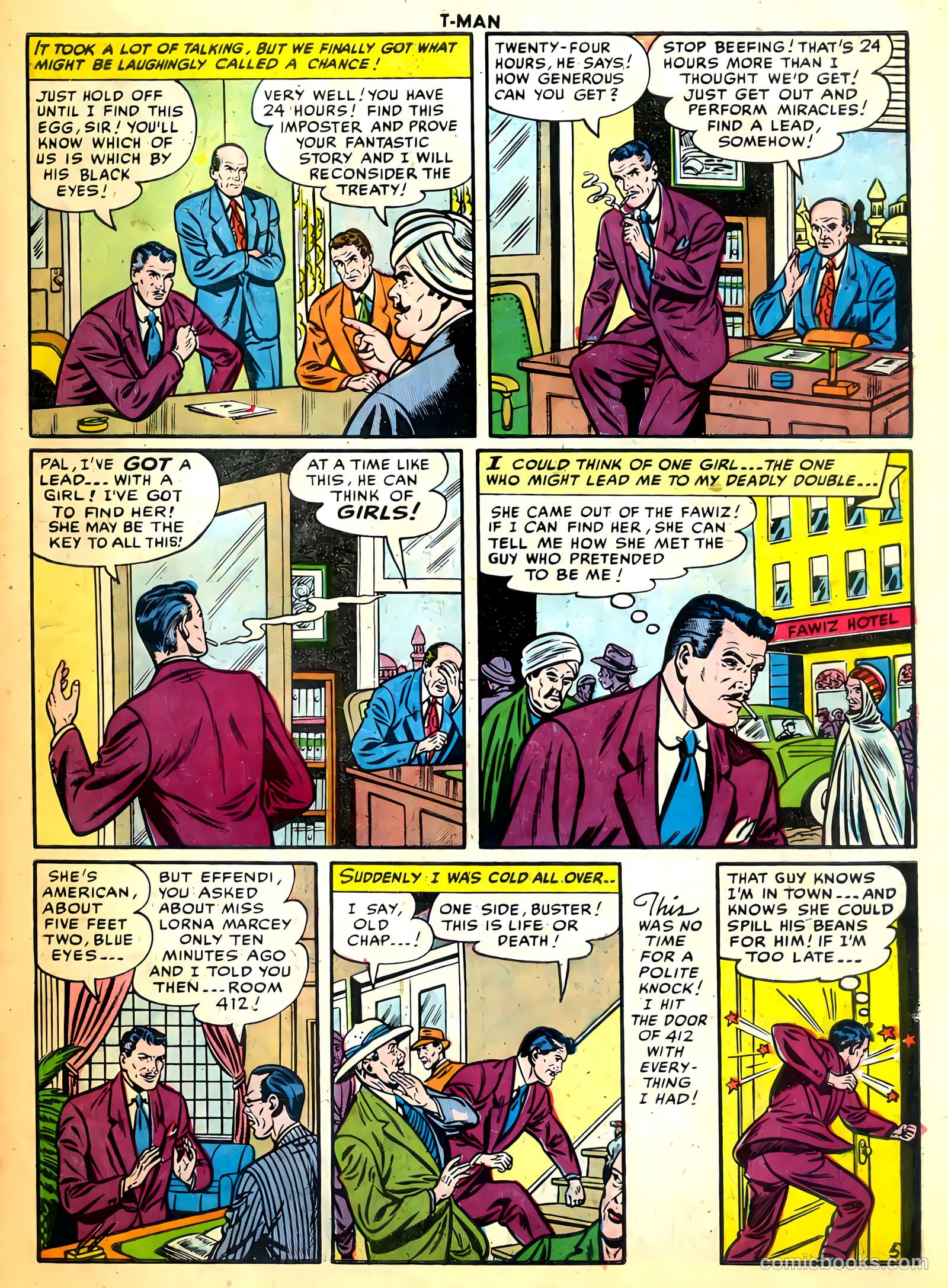 T-Man #31 (1956) — page 7 of 36