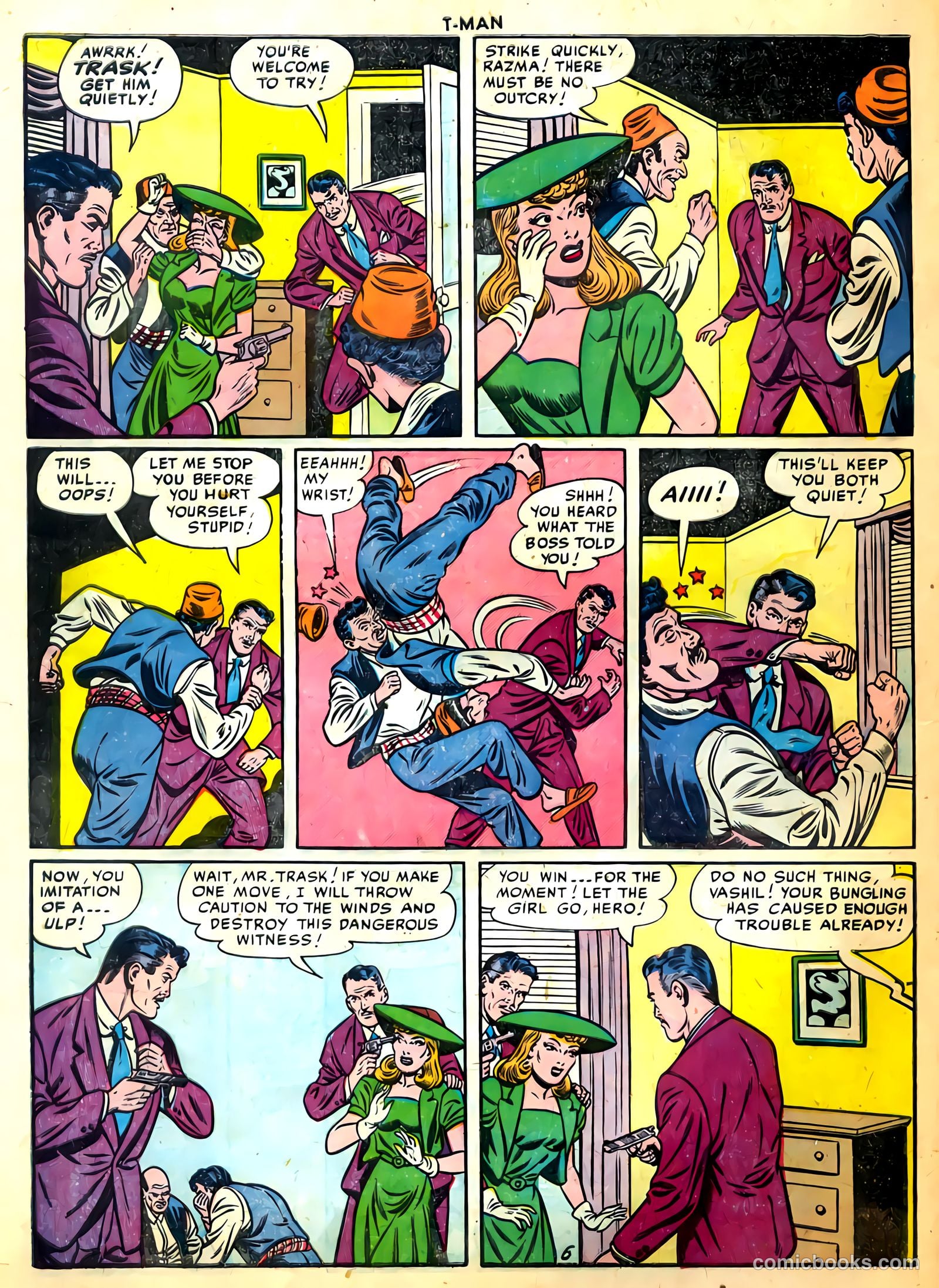 T-Man #31 (1956) — page 8 of 36