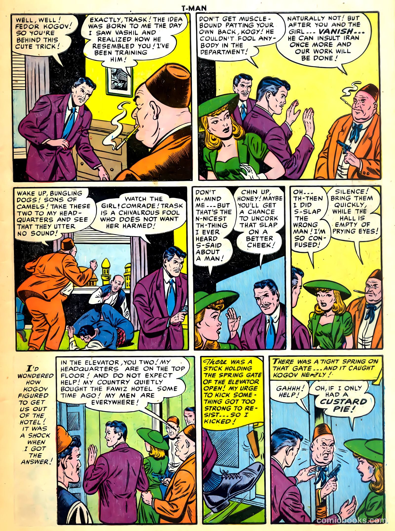 T-Man #31 (1956) — page 9 of 36