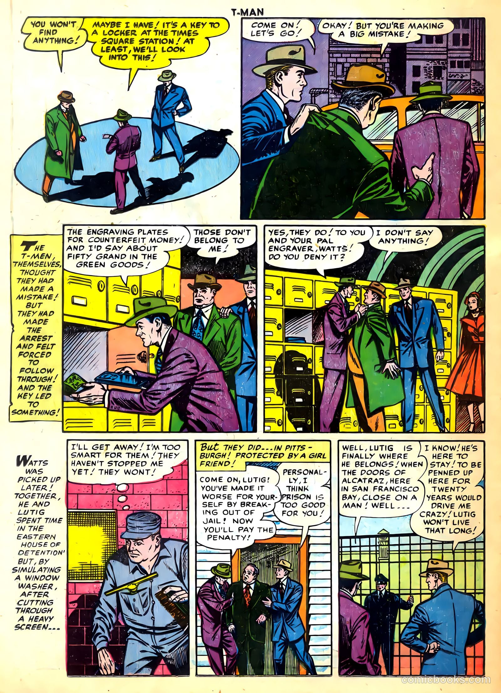 T-Man #31 (1956) — page 16 of 36