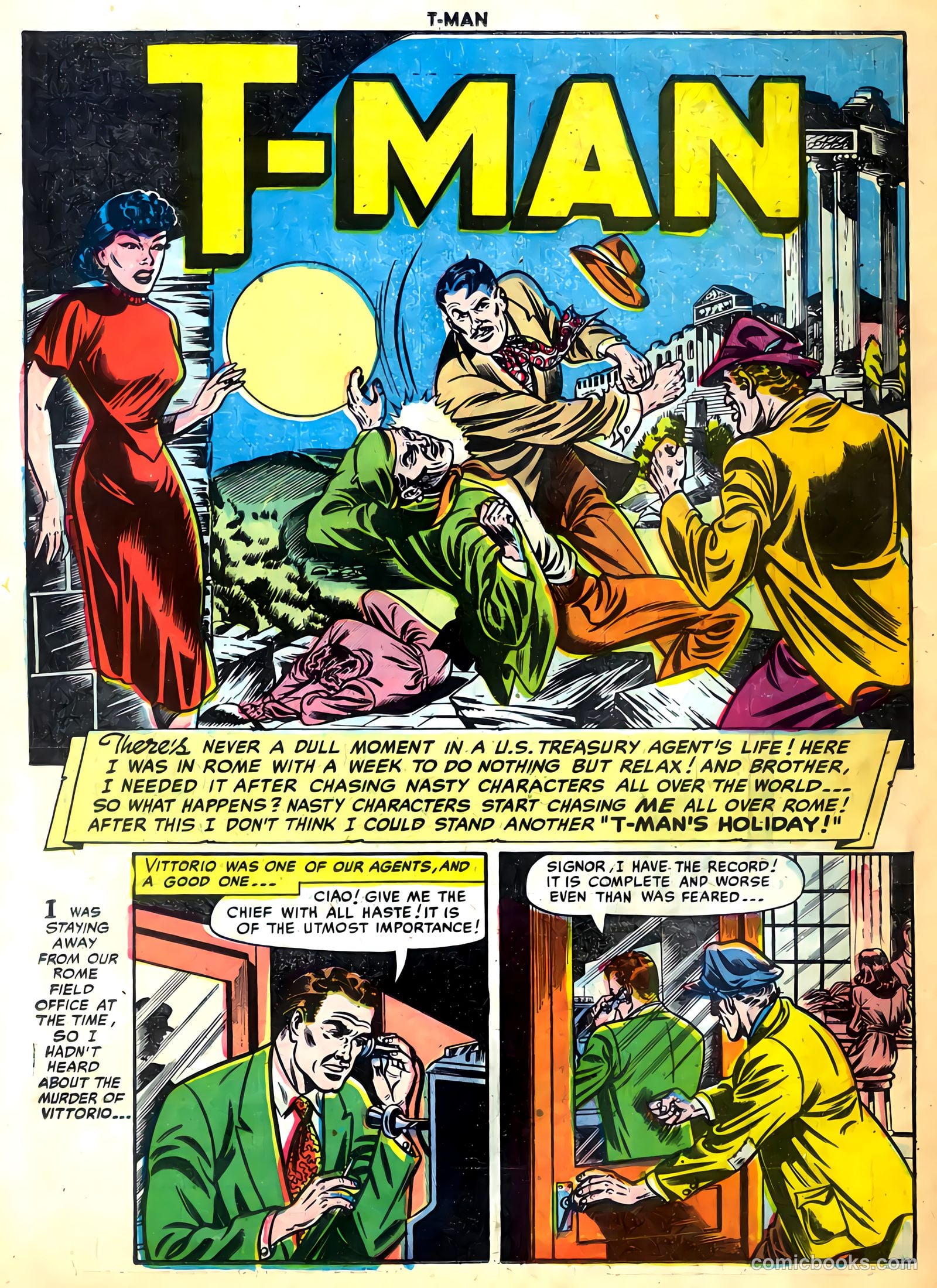 T-Man #31 (1956) — page 18 of 36