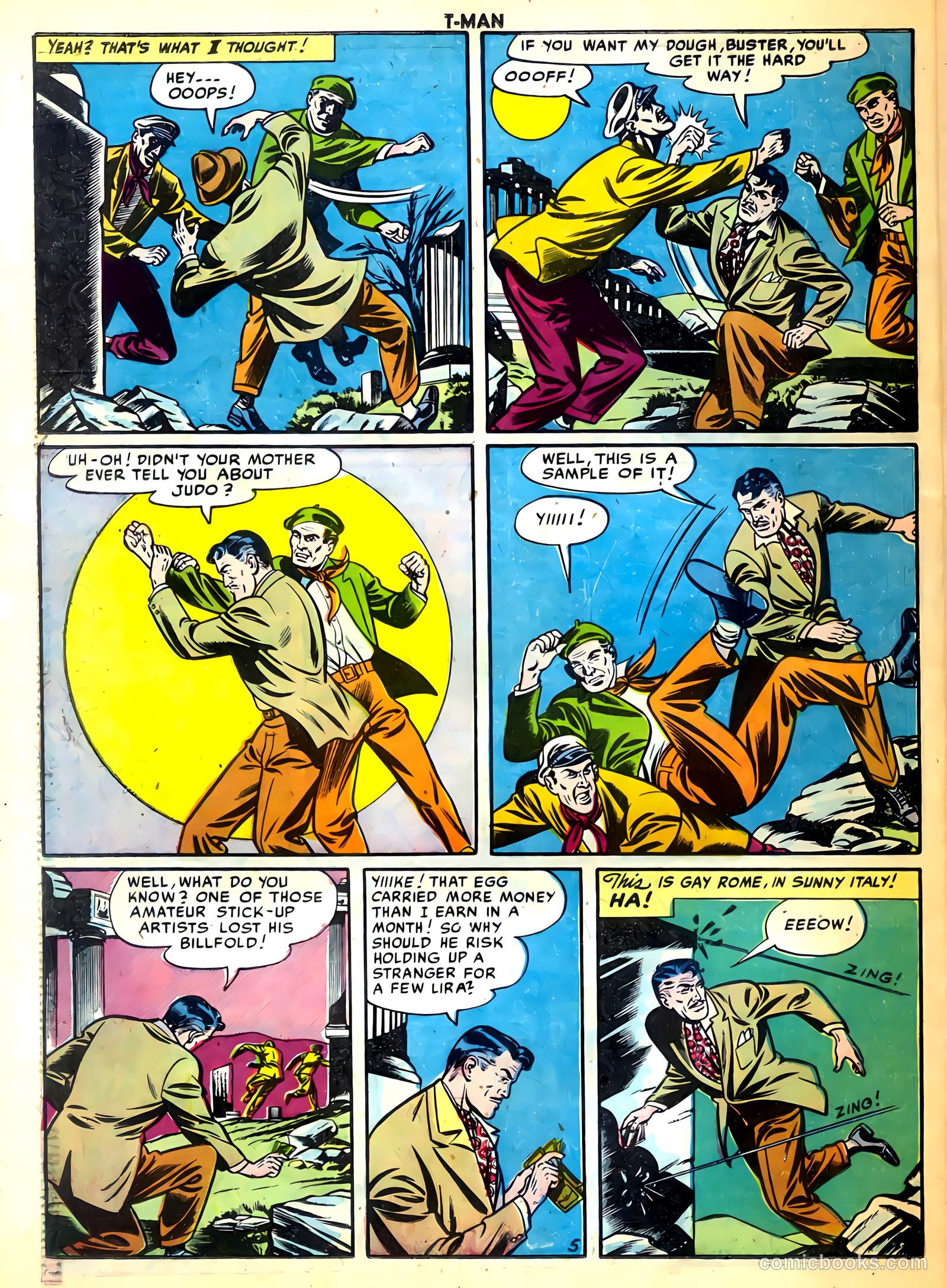 T-Man #31 (1956) — page 22 of 36