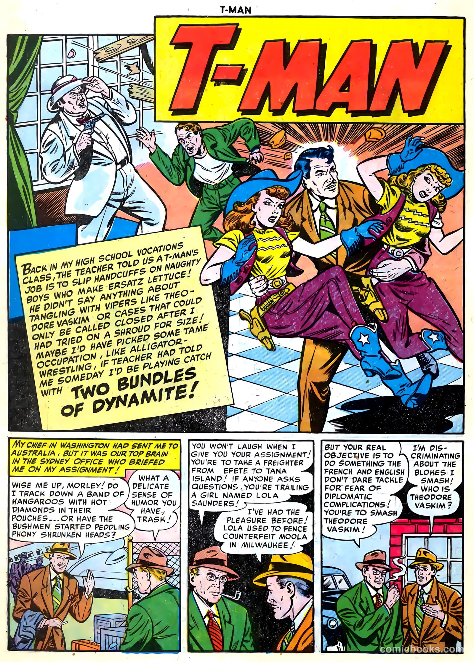 T-Man #32 (1956) — page 10 of 36