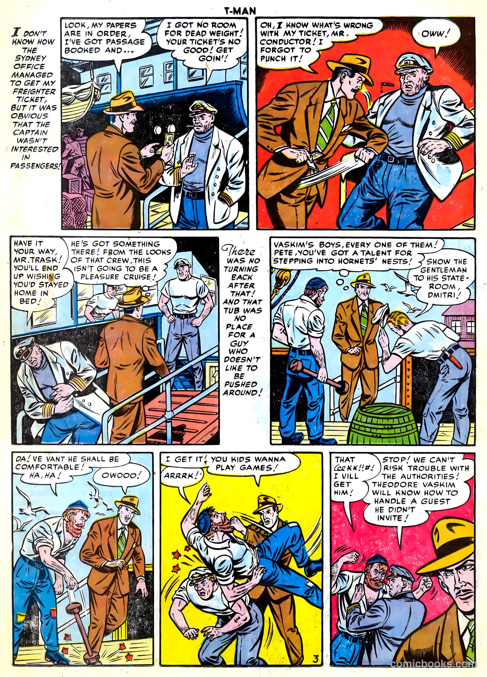 T-Man #32 (1956) — page 12 of 36