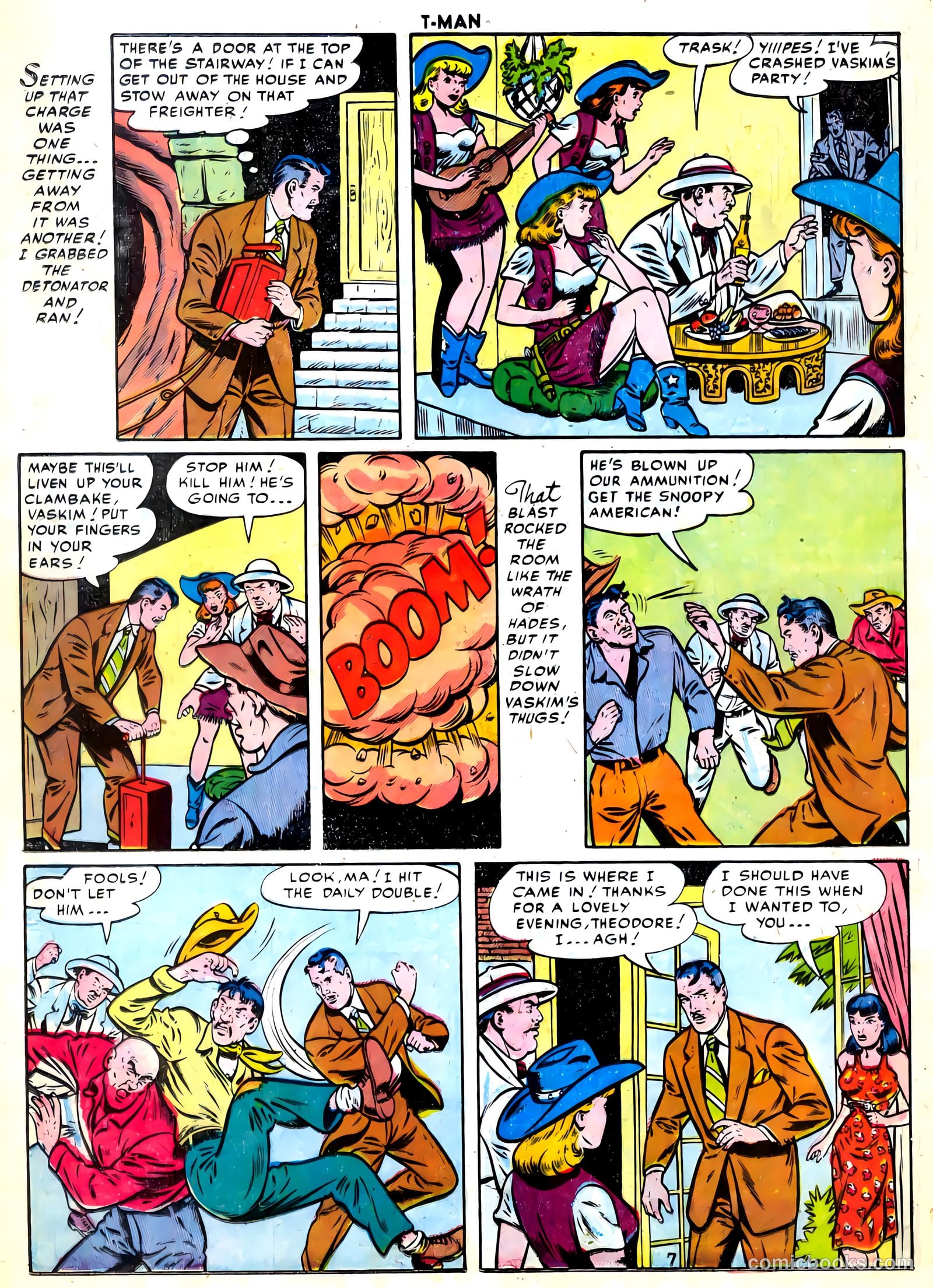 T-Man #32 (1956) — page 16 of 36