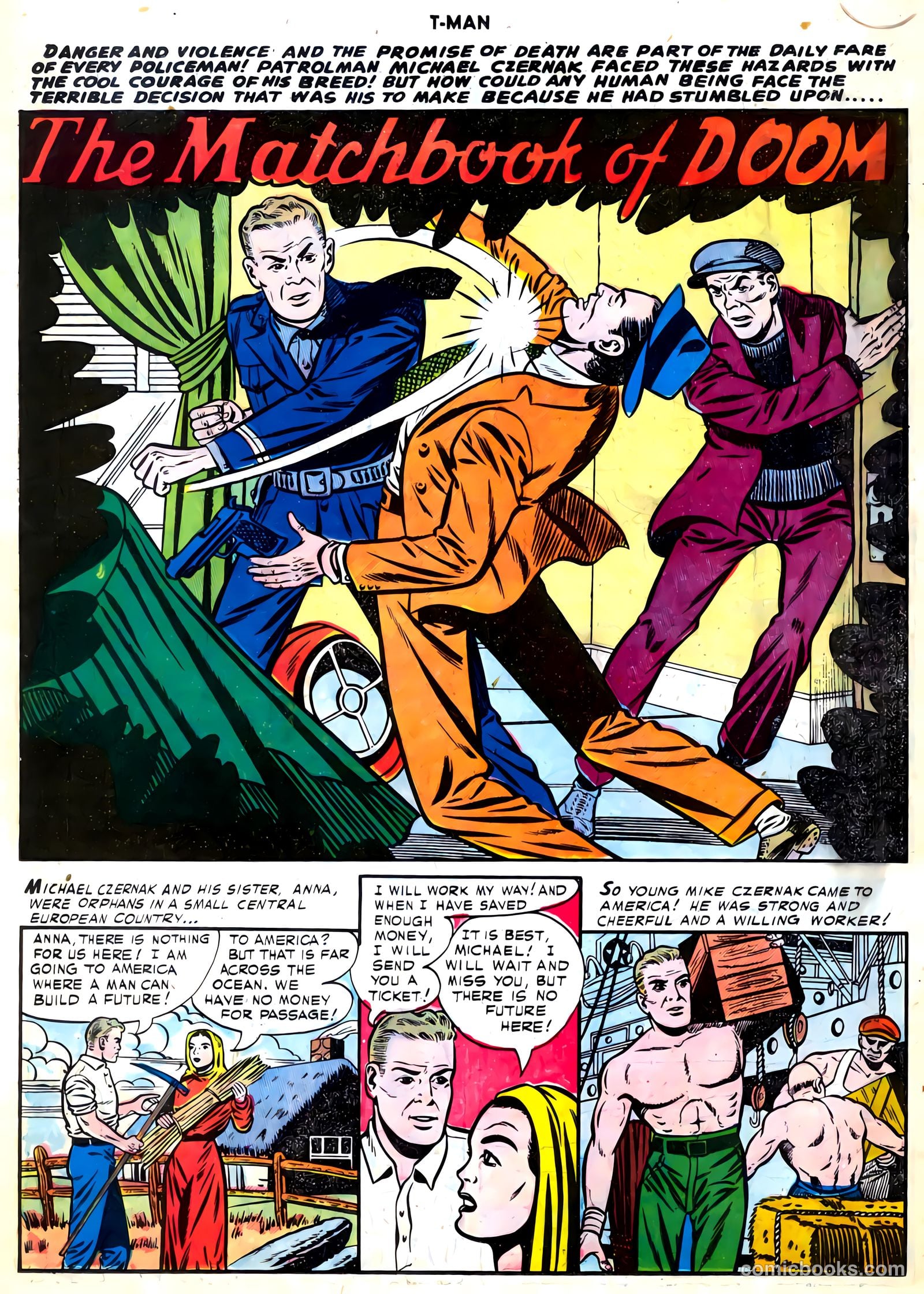 T-Man #32 (1956) — page 18 of 36
