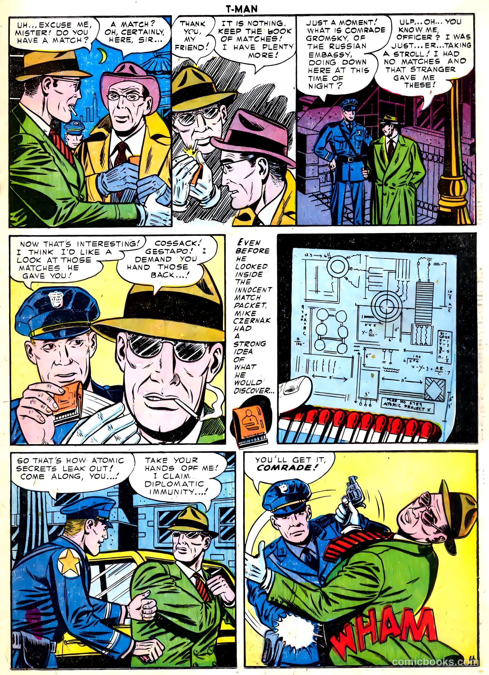 T-Man #32 (1956) — page 21 of 36