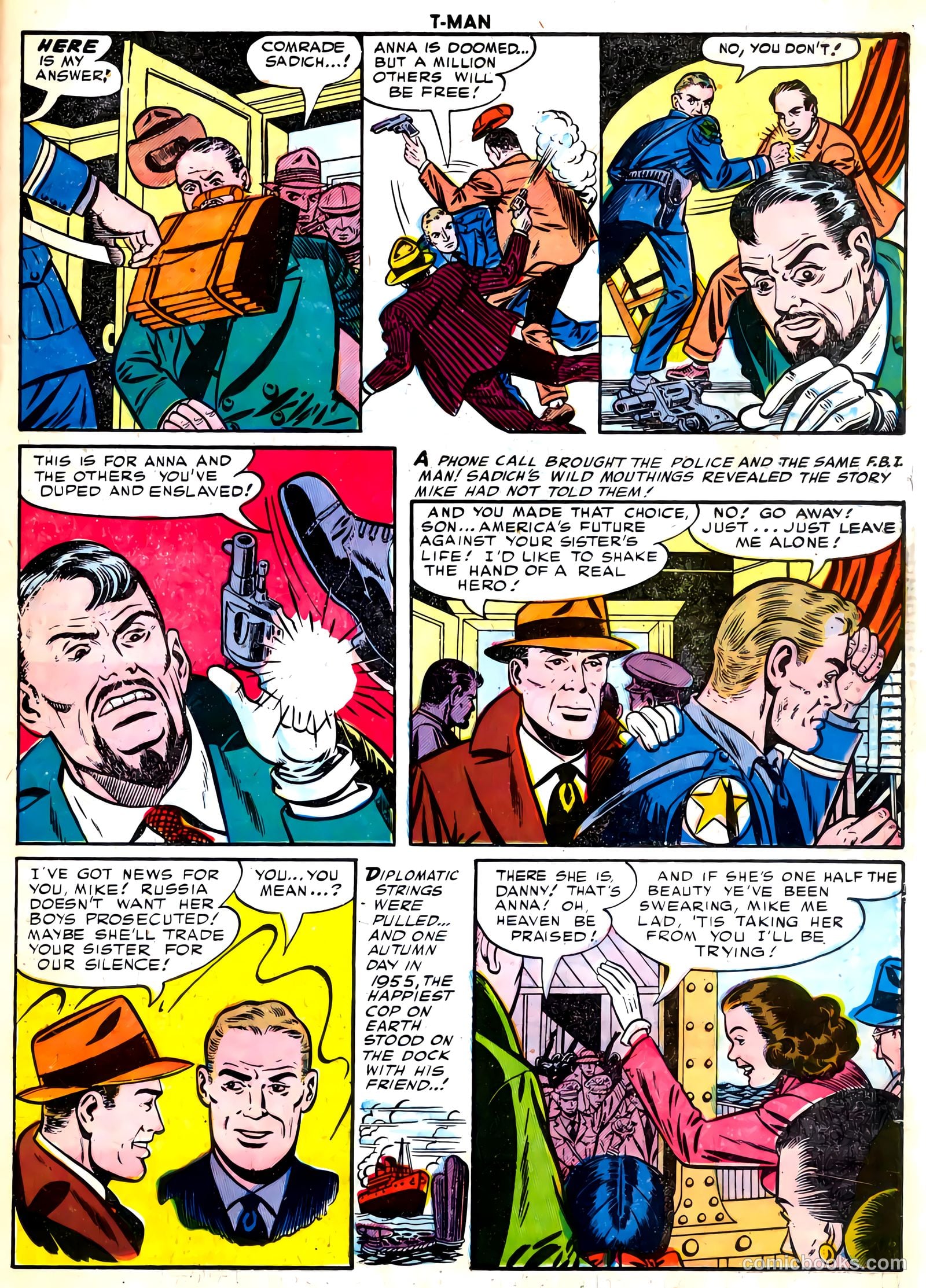 T-Man #32 (1956) — page 23 of 36