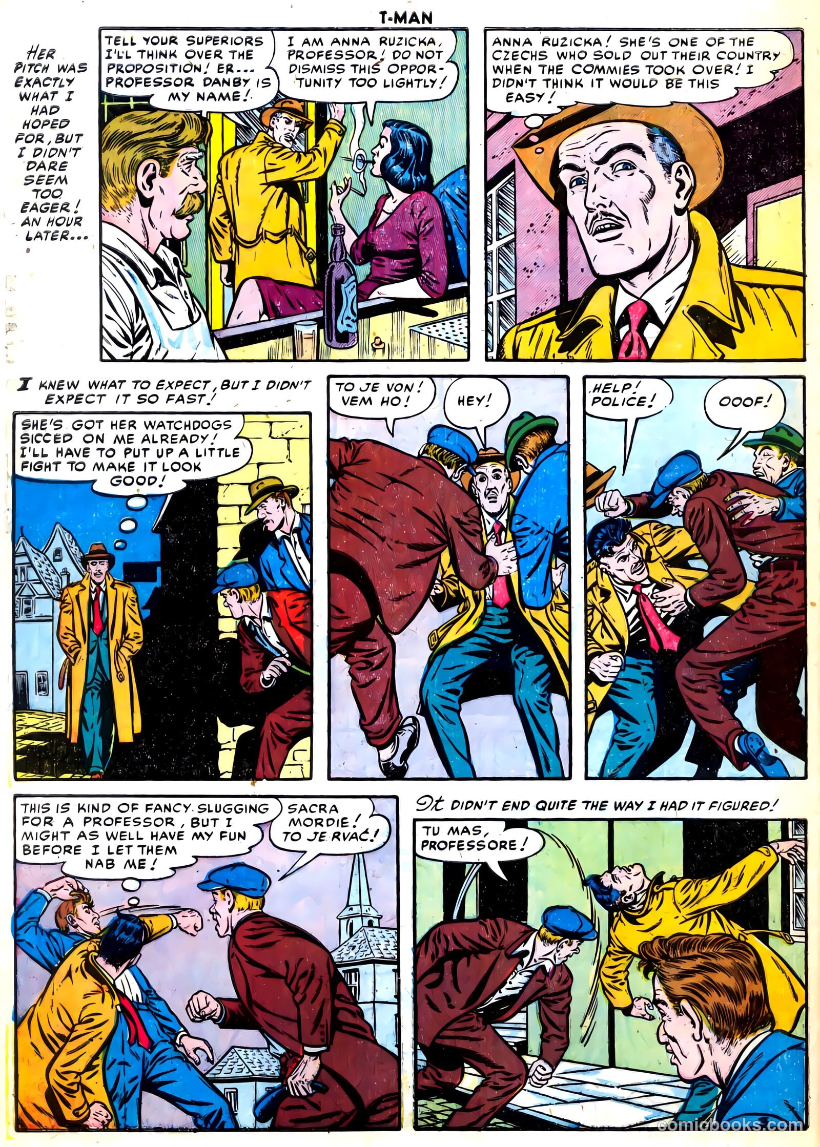 T-Man #32 (1956) — page 28 of 36