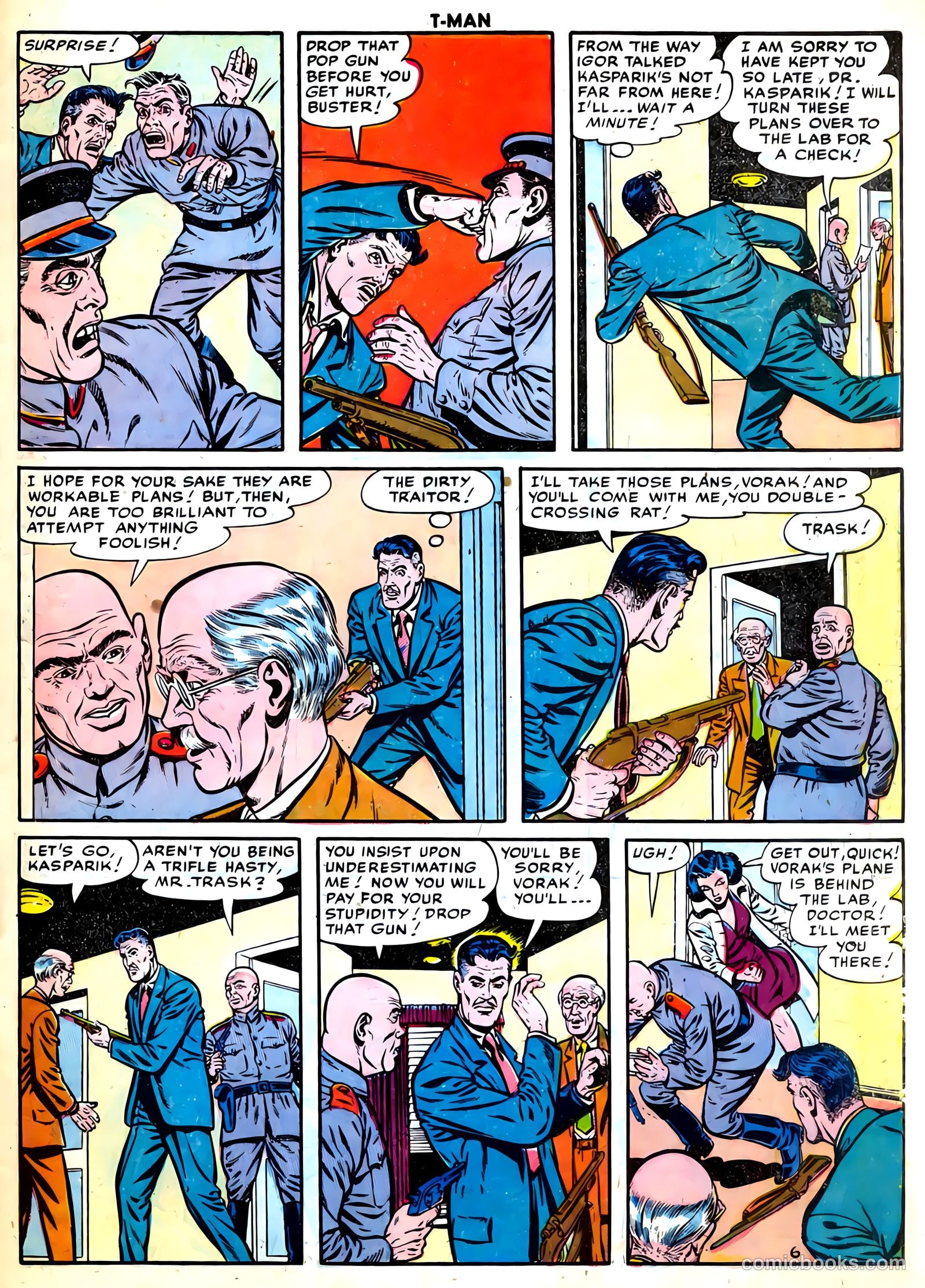 T-Man #32 (1956) — page 31 of 36