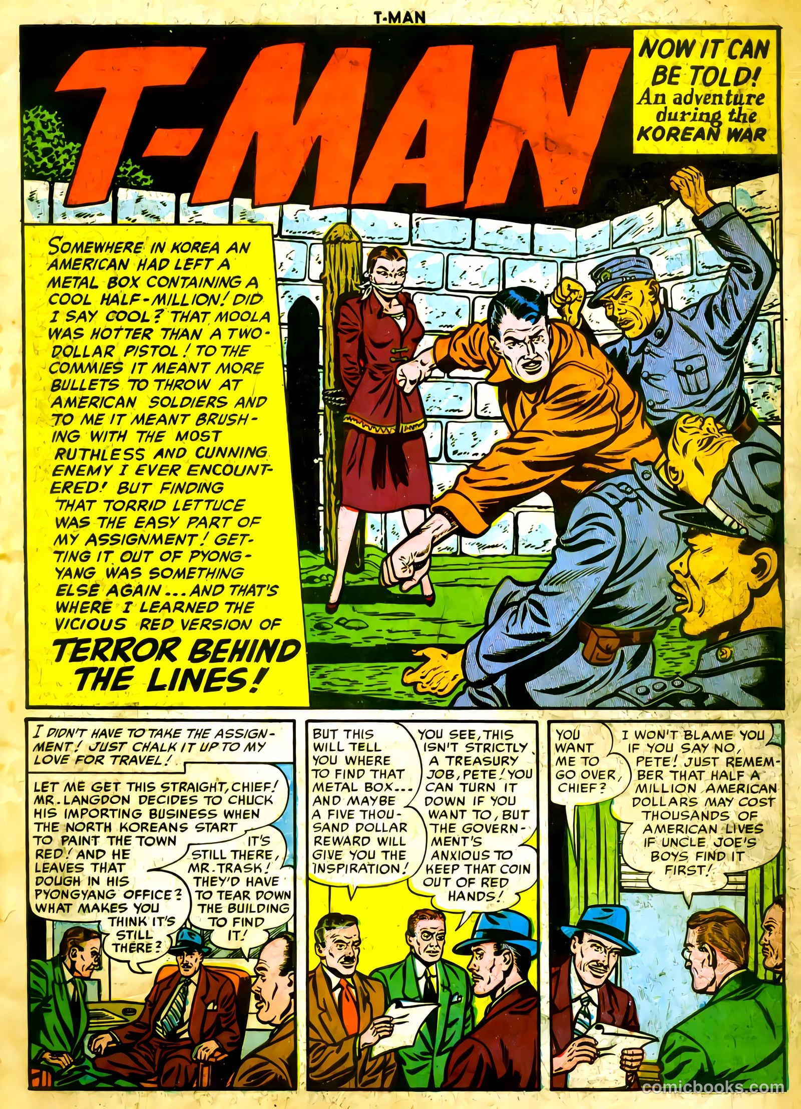T-Man #33 (1956) — page 3 of 36