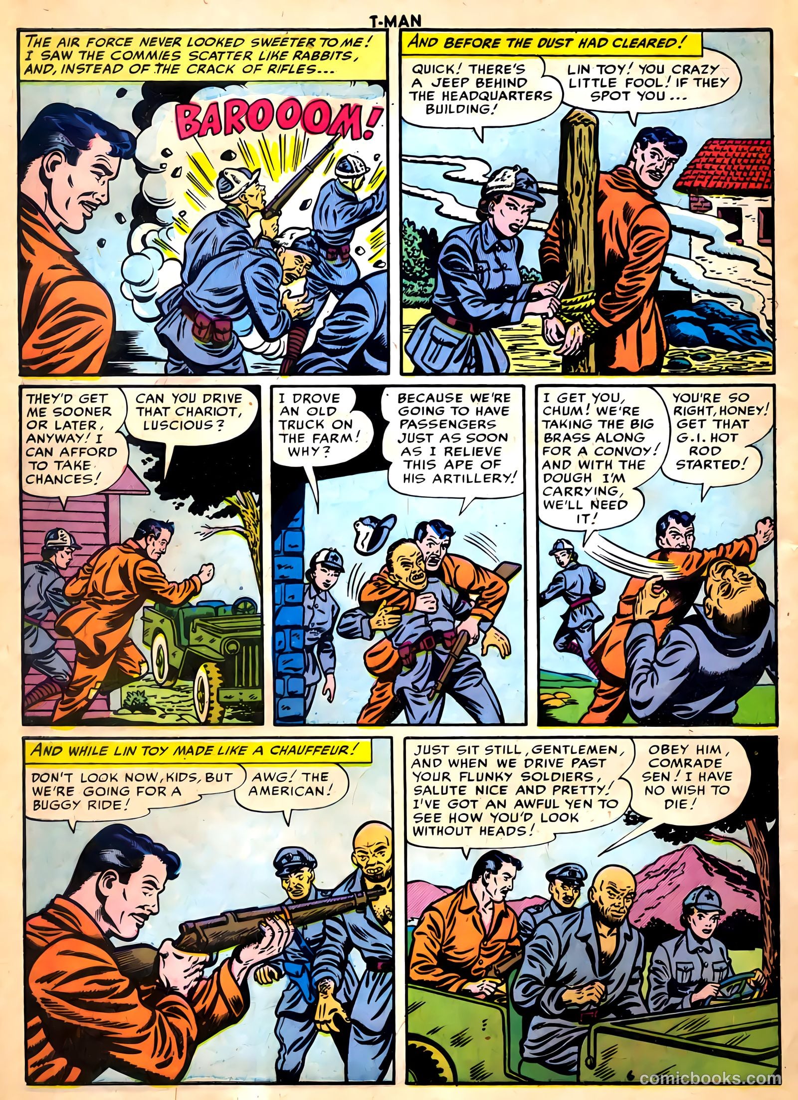 T-Man #33 (1956) — page 8 of 36