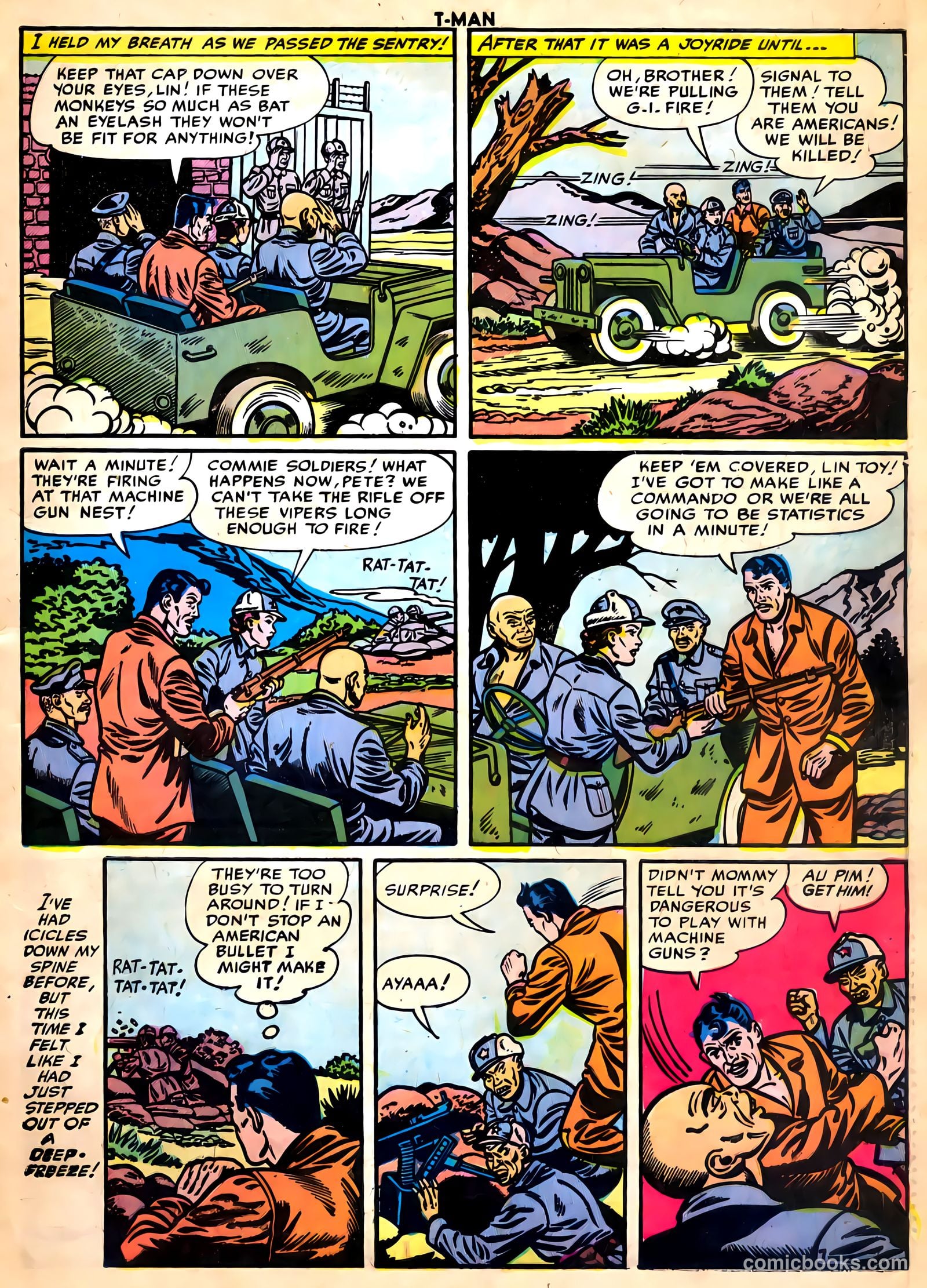 T-Man #33 (1956) — page 9 of 36