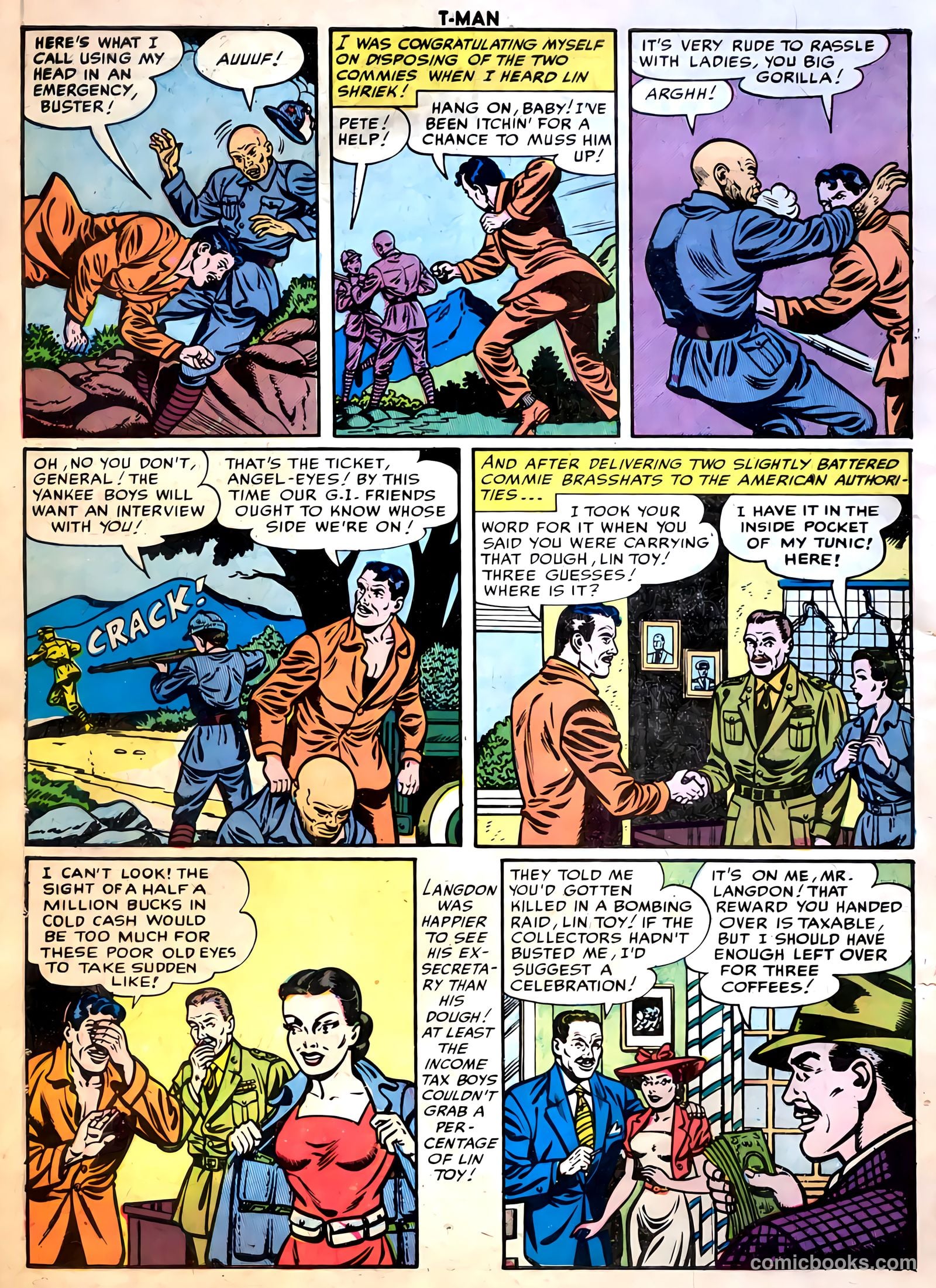 T-Man #33 (1956) — page 10 of 36