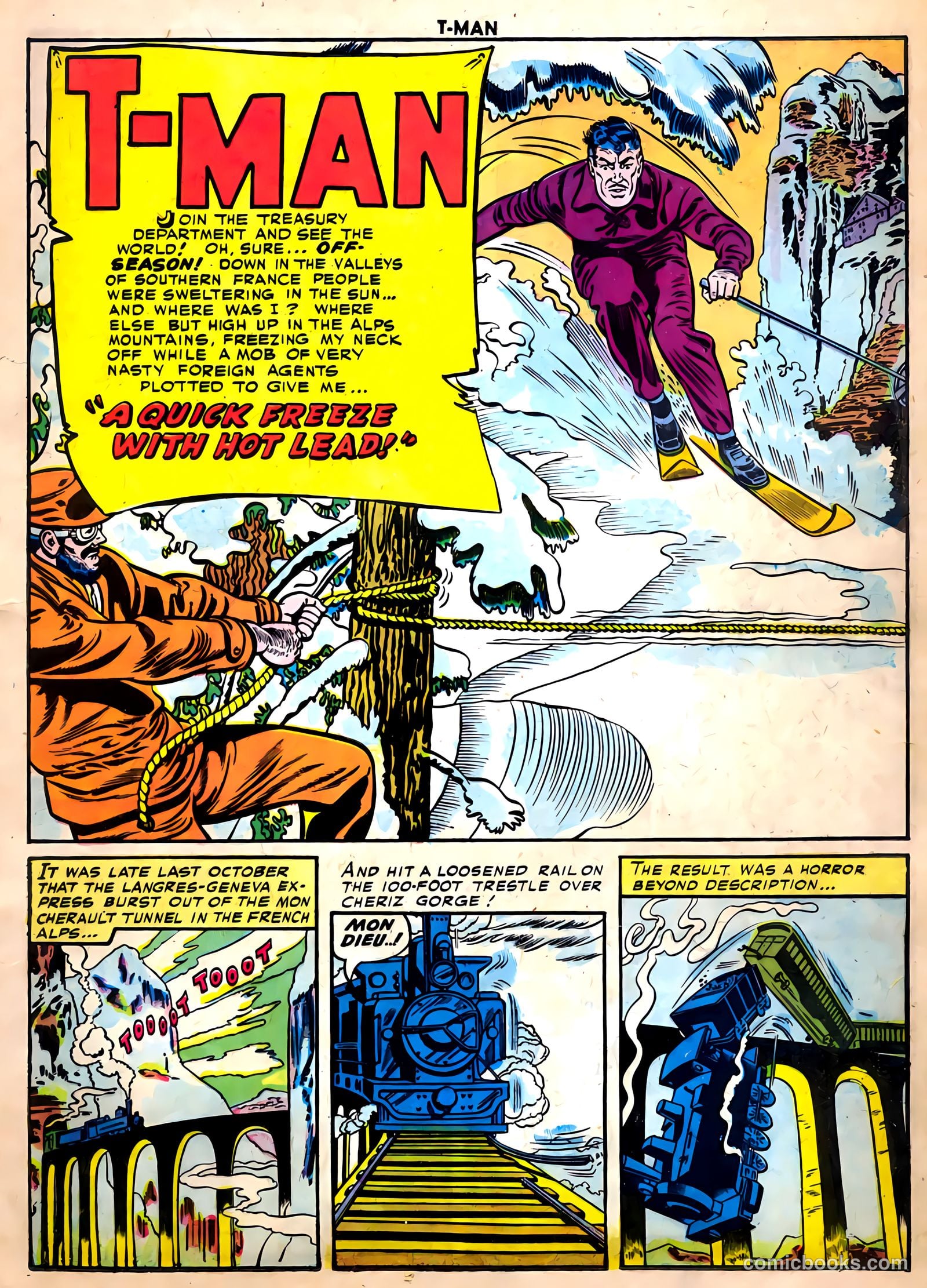 T-Man #33 (1956) — page 17 of 36
