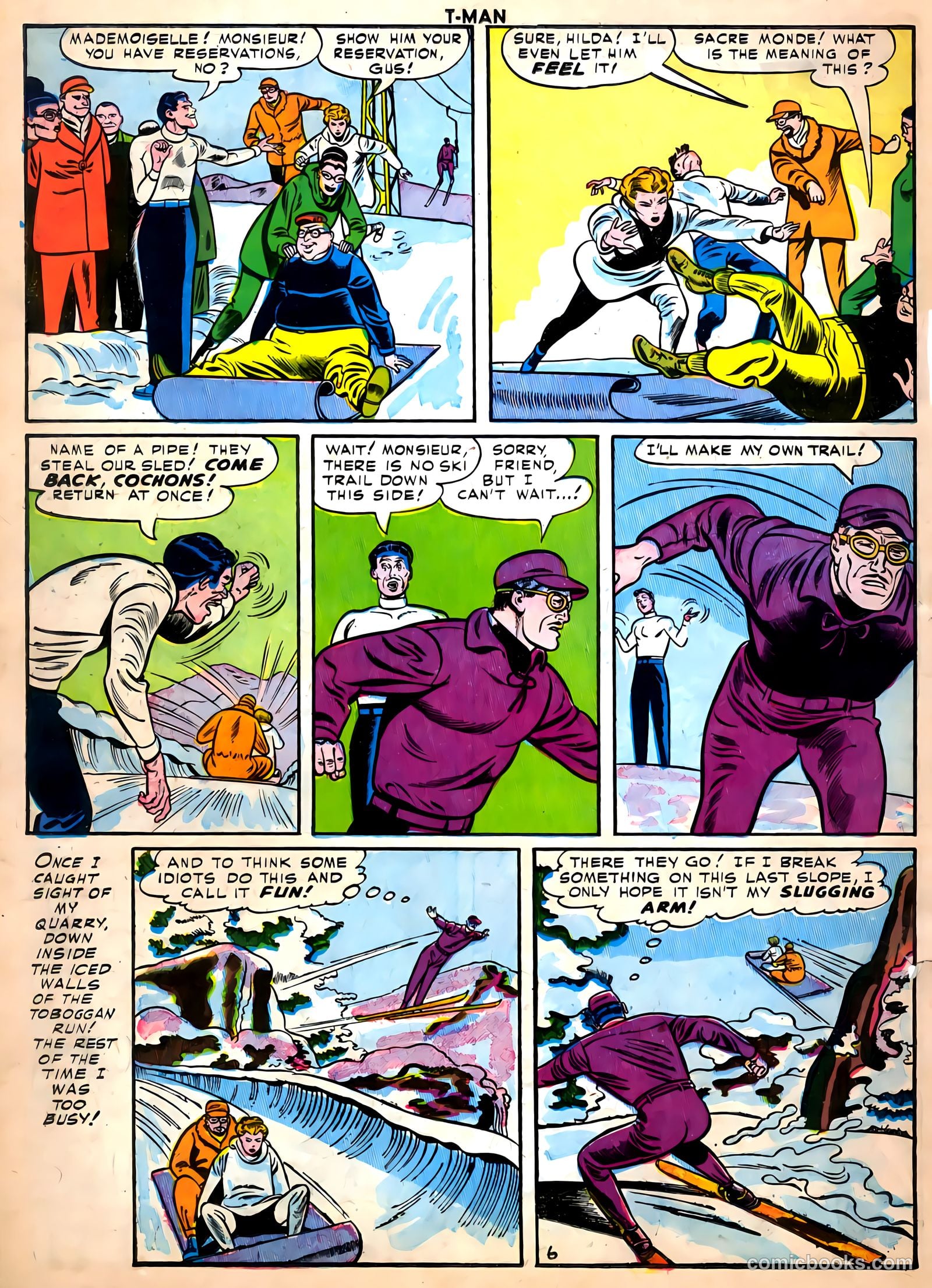 T-Man #33 (1956) — page 22 of 36