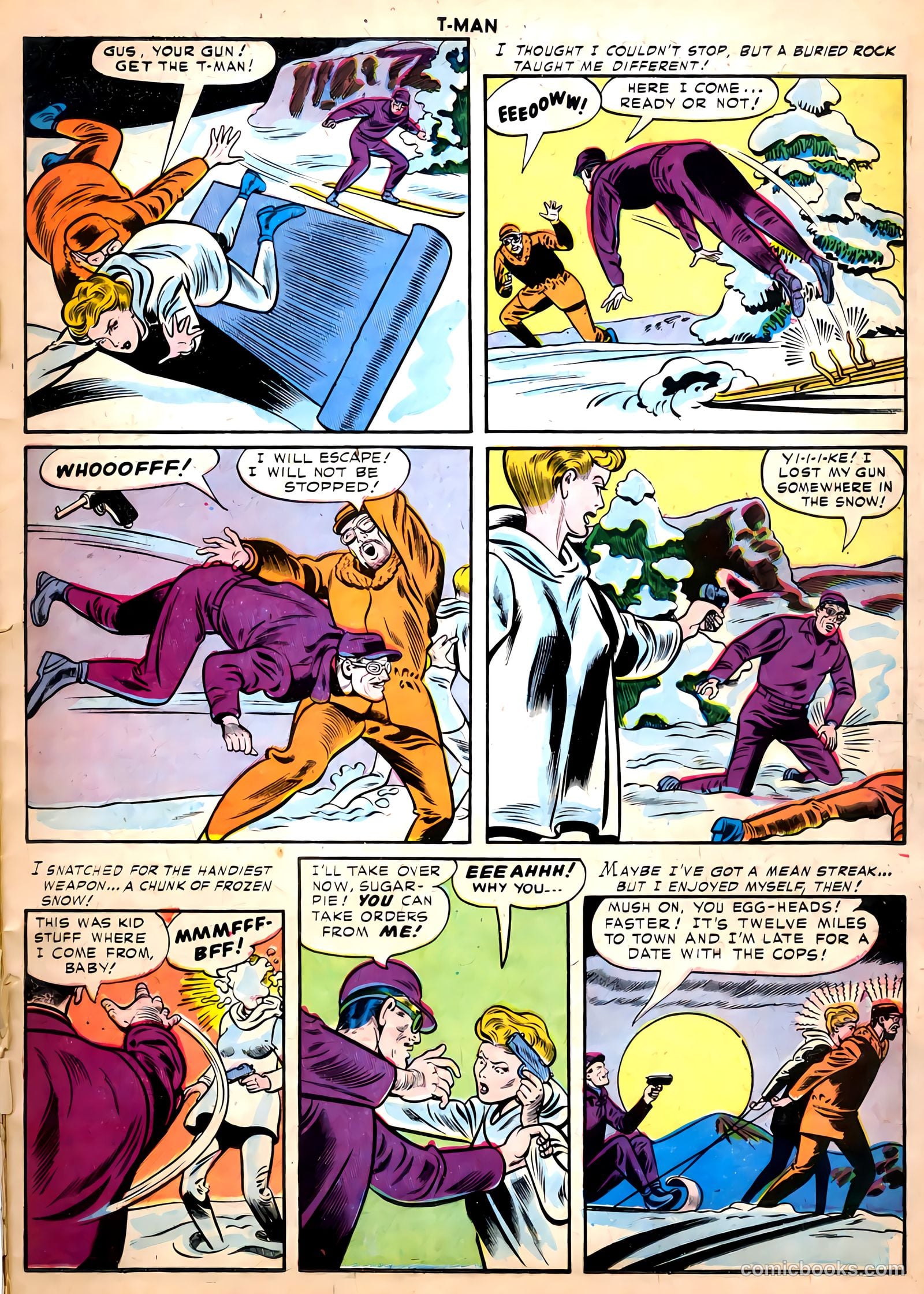 T-Man #33 (1956) — page 23 of 36