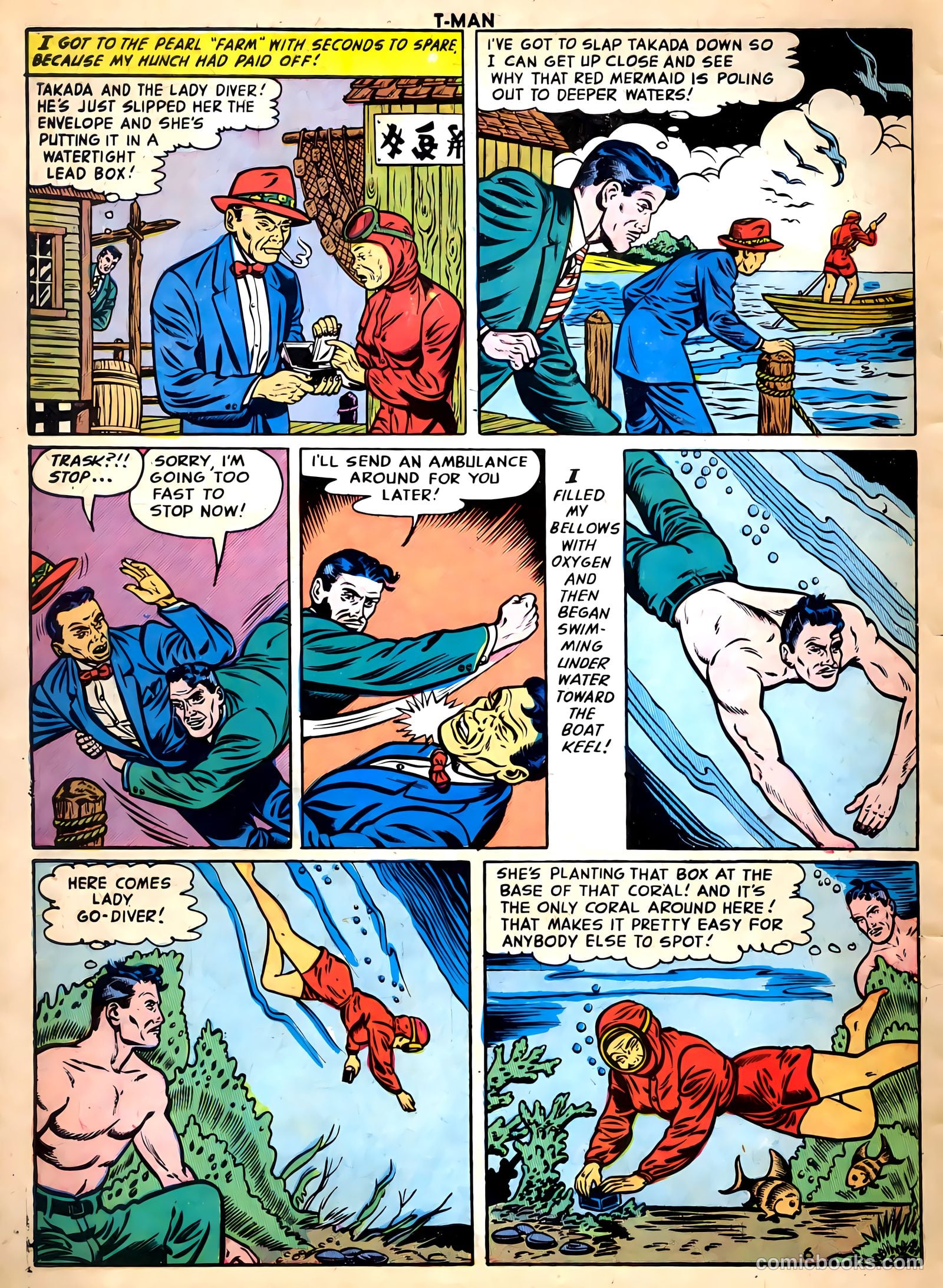 T-Man #33 (1956) — page 30 of 36