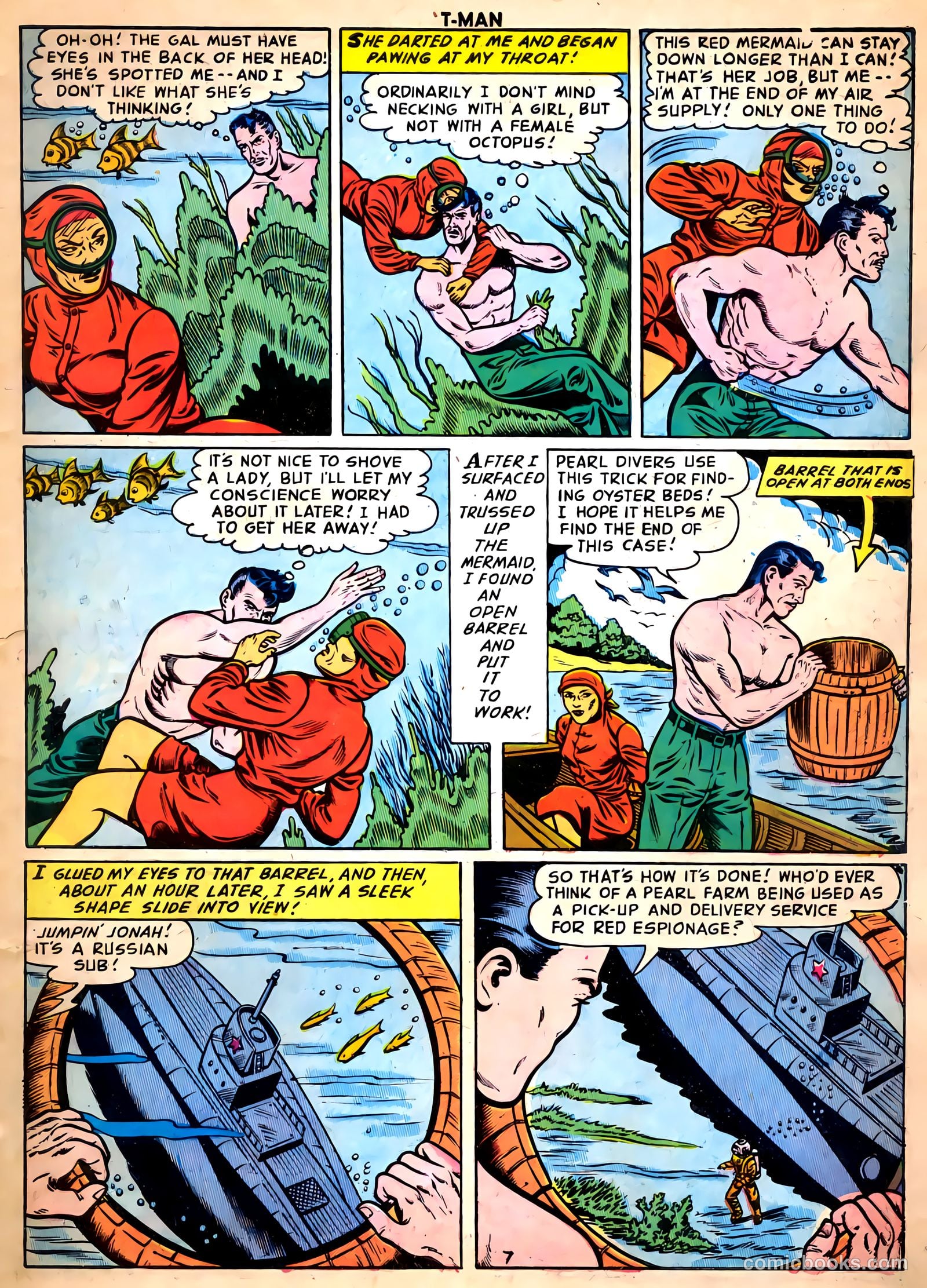 T-Man #33 (1956) — page 31 of 36