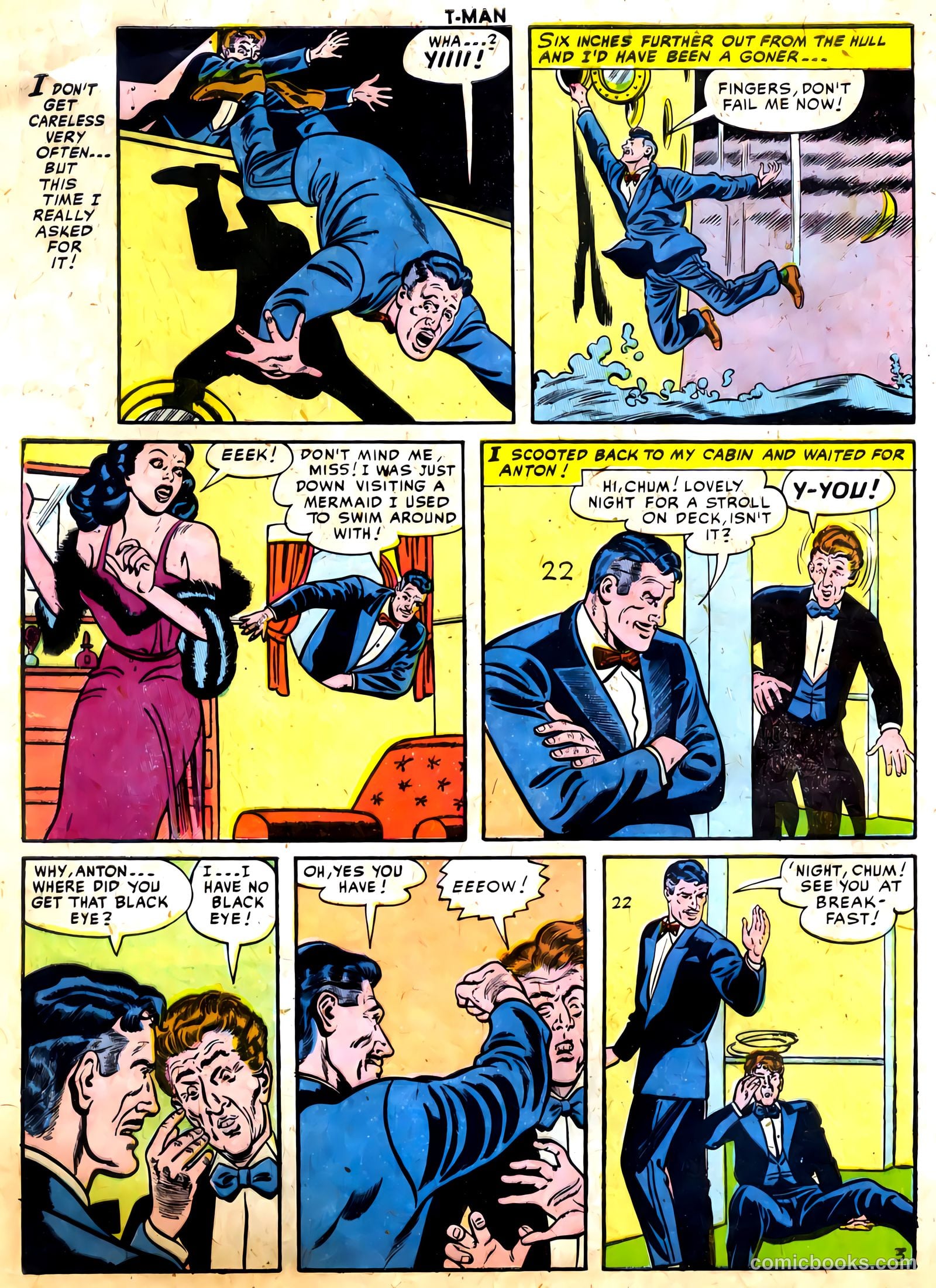 T-Man #34 (1956) — page 28 of 36