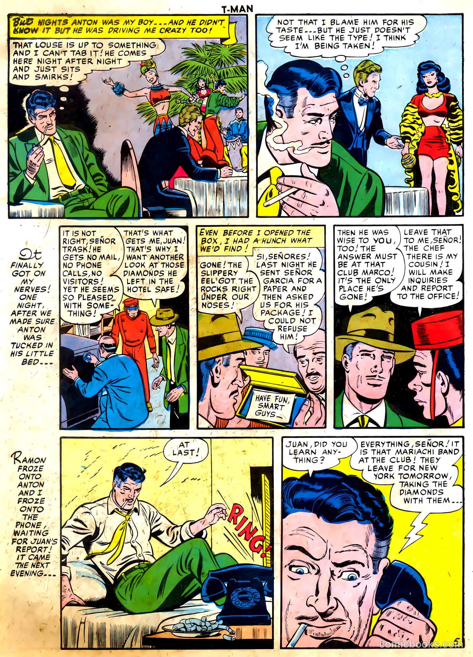 T-Man #34 (1956) — page 30 of 36