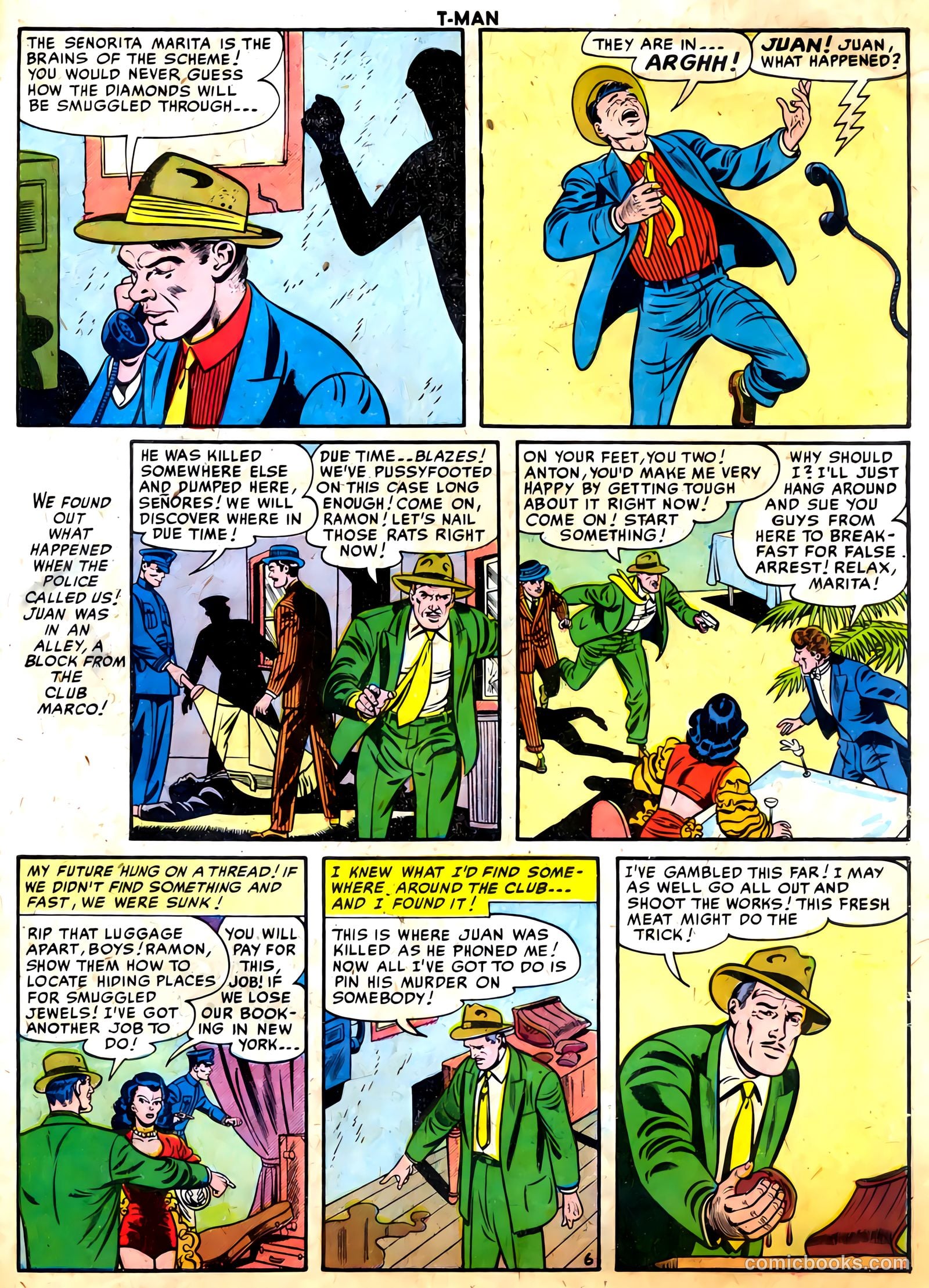 T-Man #34 (1956) — page 31 of 36