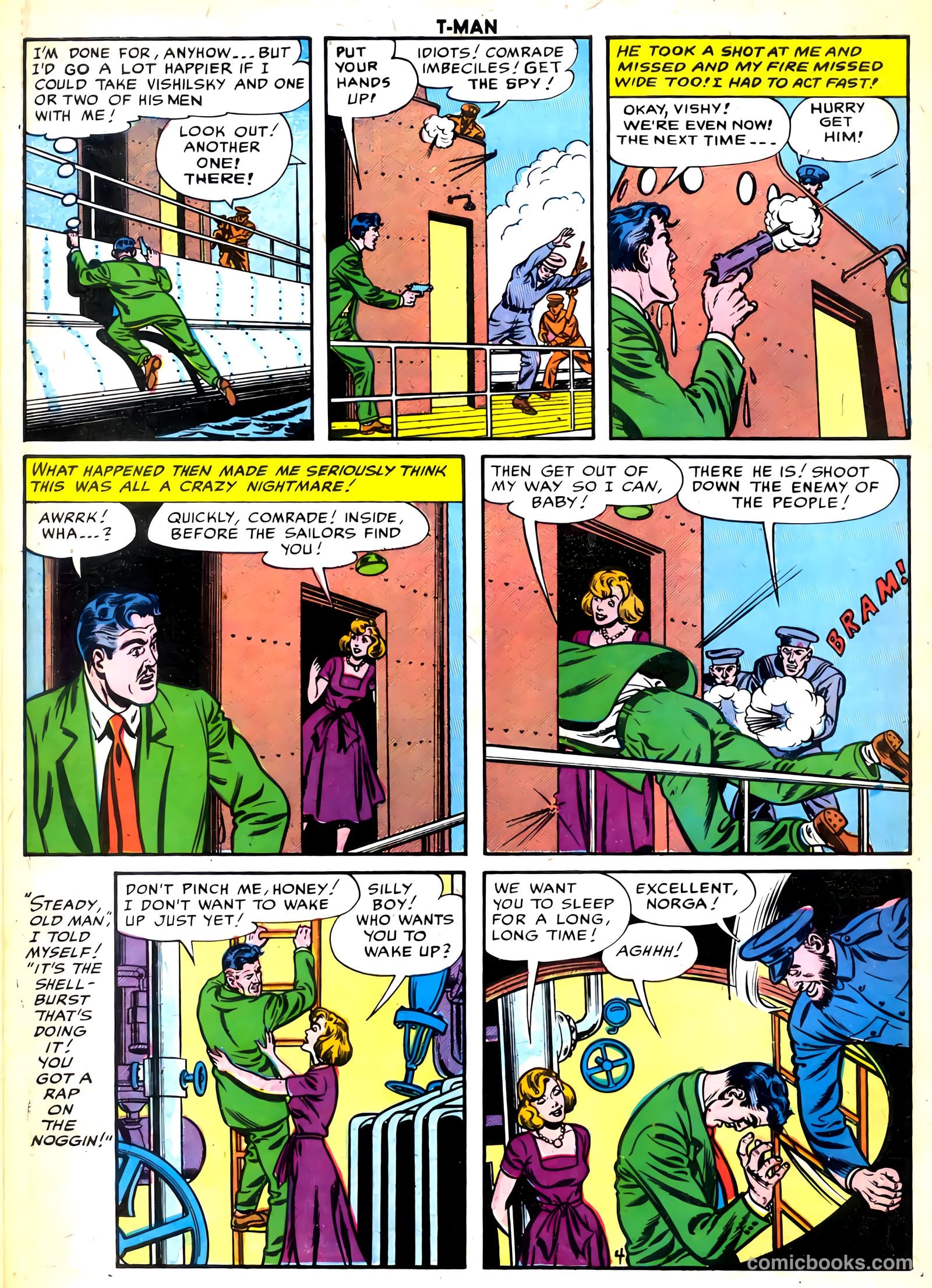 T-Man #35 (1956) — page 6 of 36